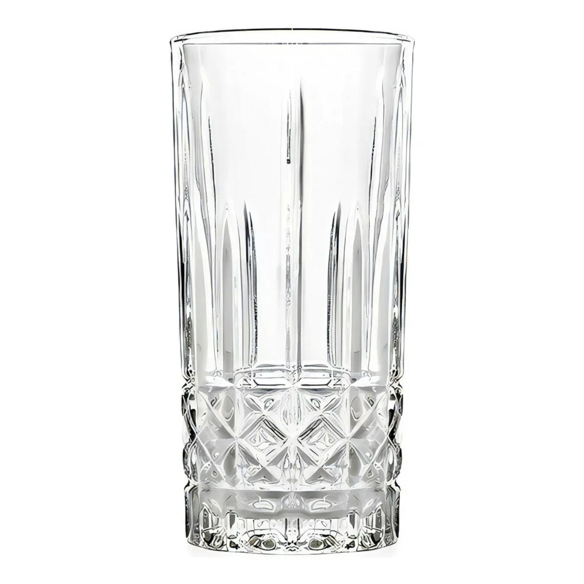 Vasos de Vidrio Tallados 360cc X6