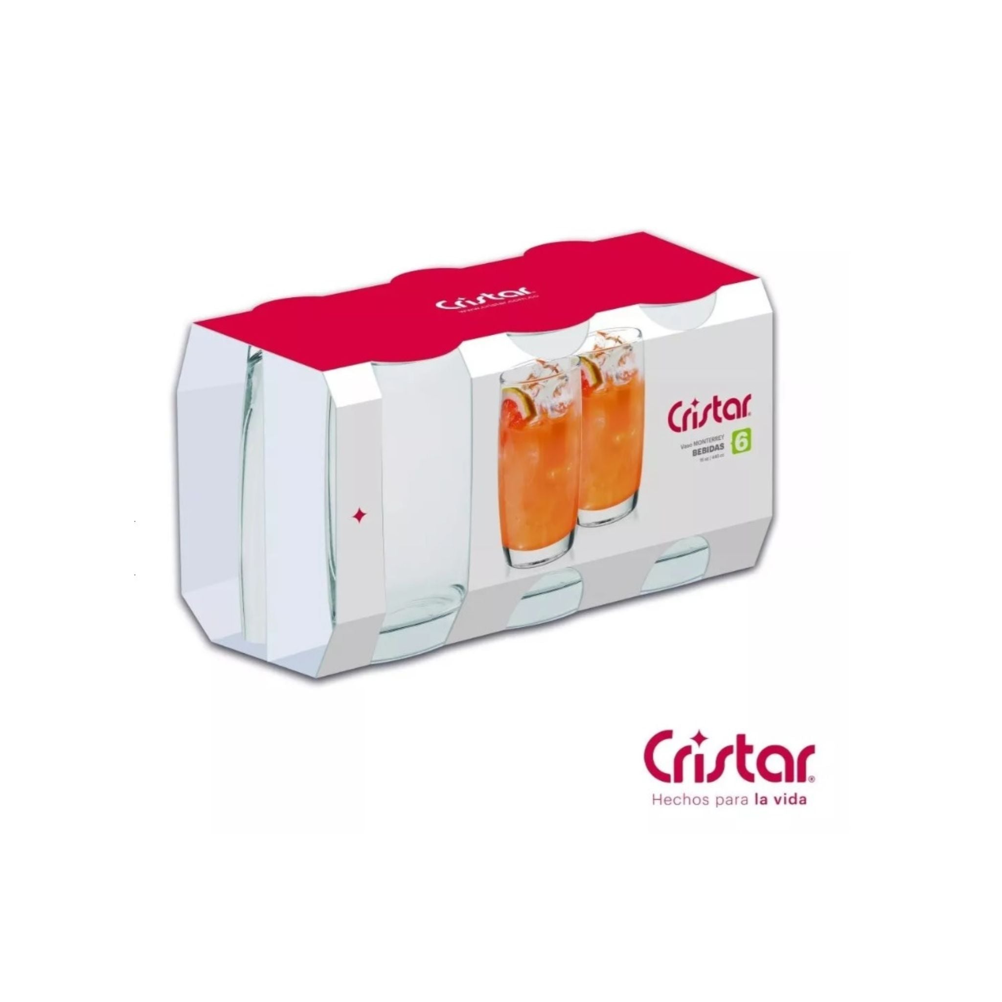 Vasos De Vidrio Monterrey 445cc