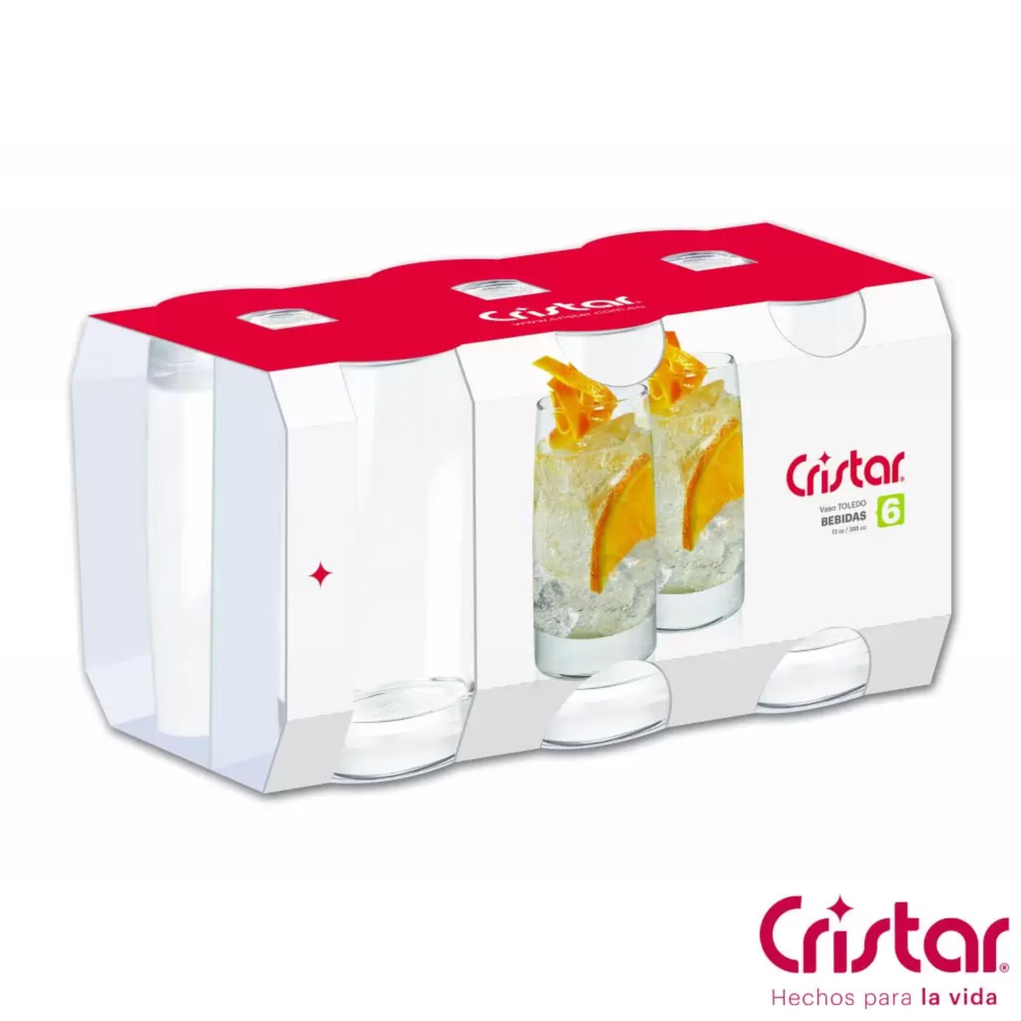 Vasos De Vidrio Coctel Bebidas X6