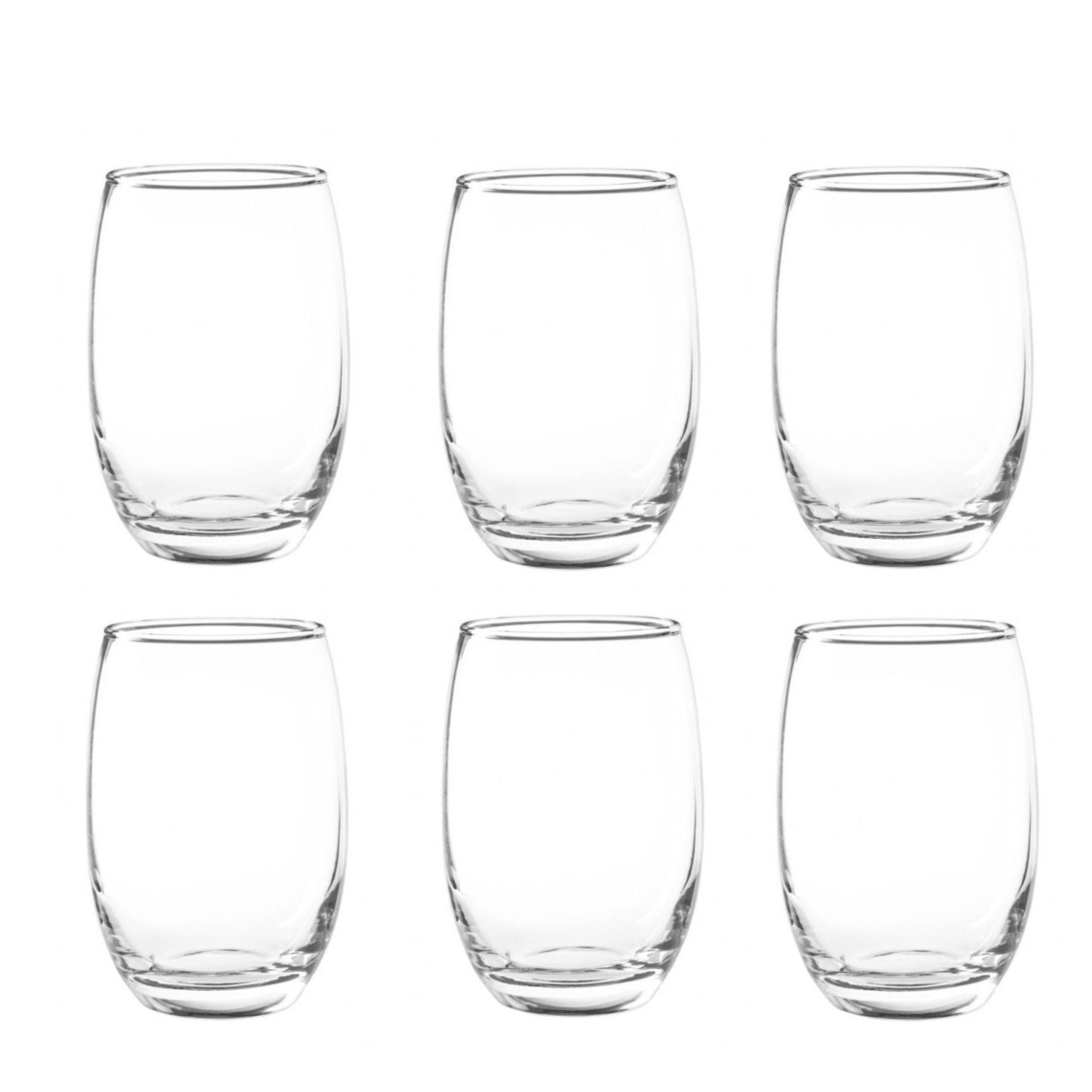 Vasos de Vidrio Cóctel 460cc X6