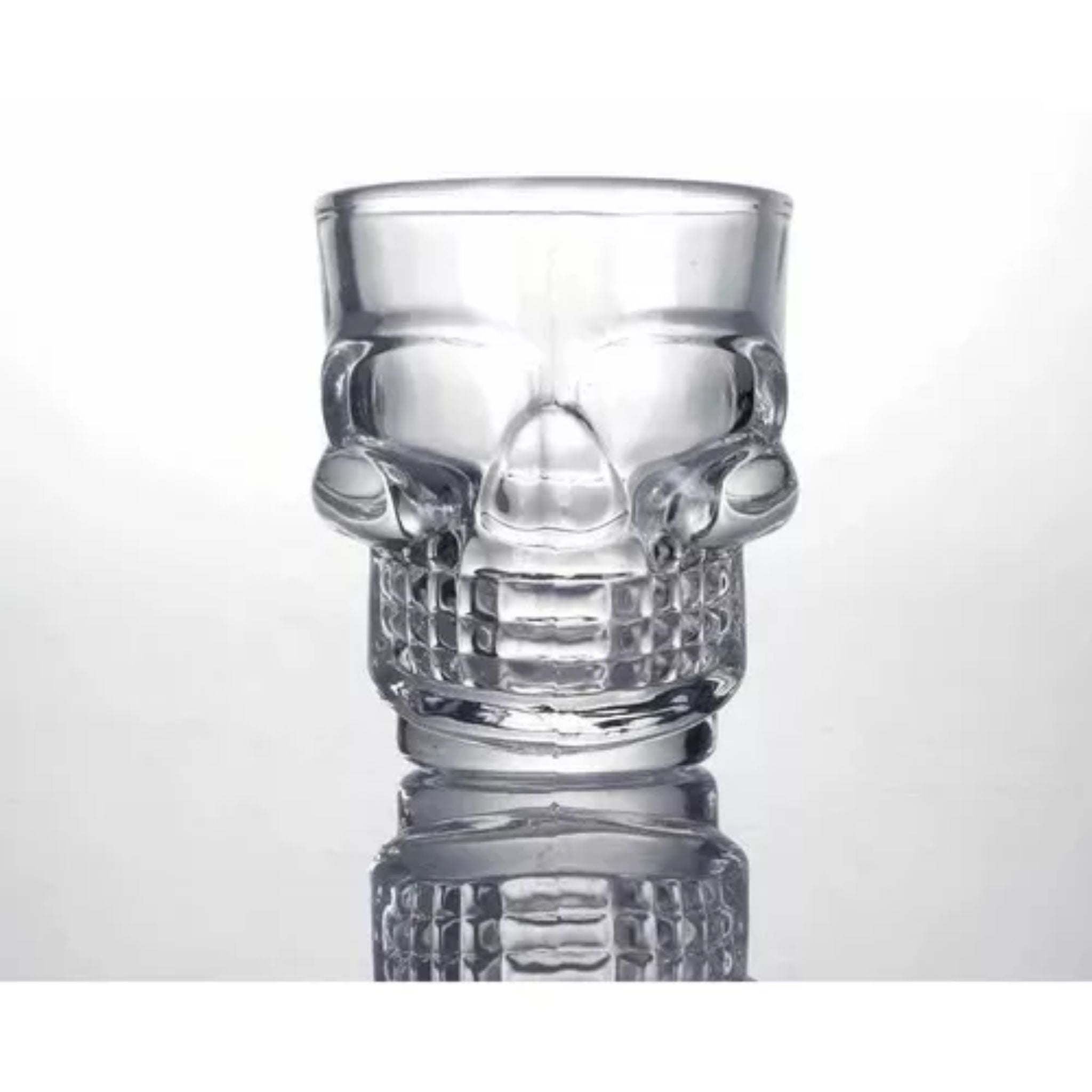 6 Vasos Bajos Calavera 310cc