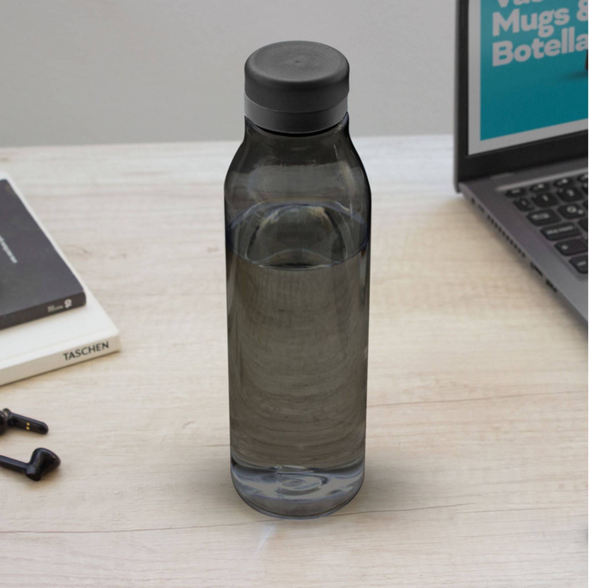 Botella De Platico Negra 750cc