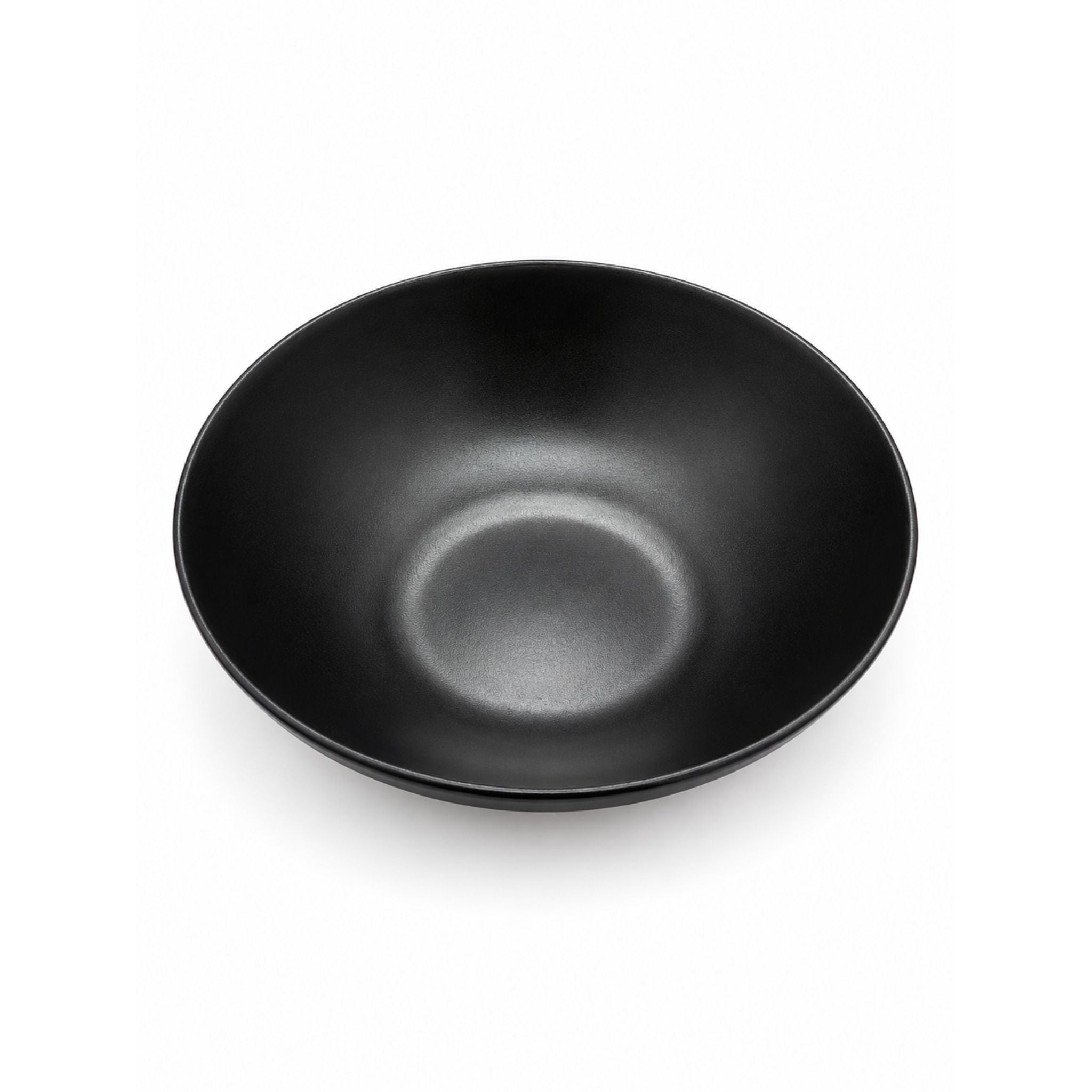 Plato Hondo Porcelana Negra 1L