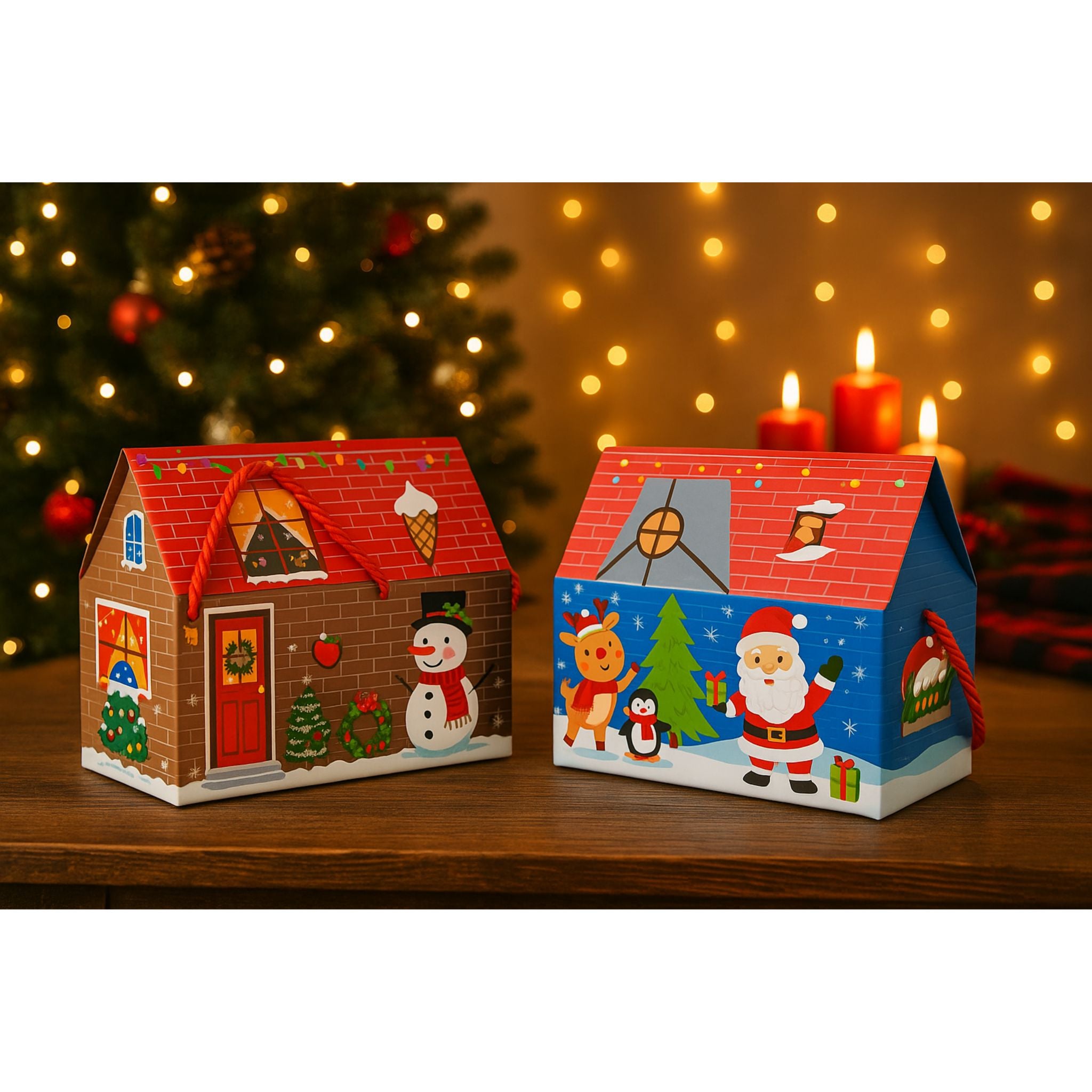 Cajas De Regalo Navideña Mediana