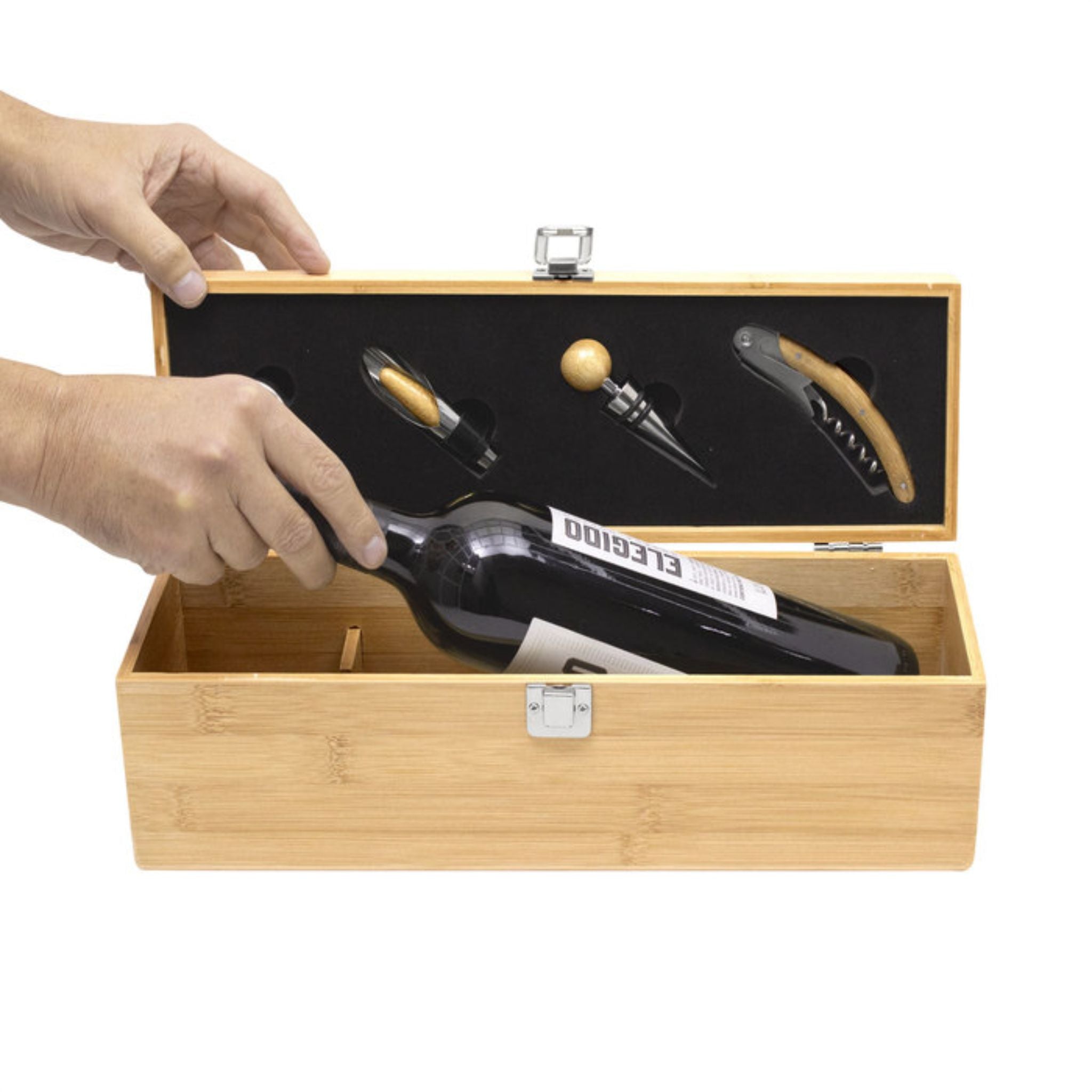 Set De Vino ( Caja + Accesorios)