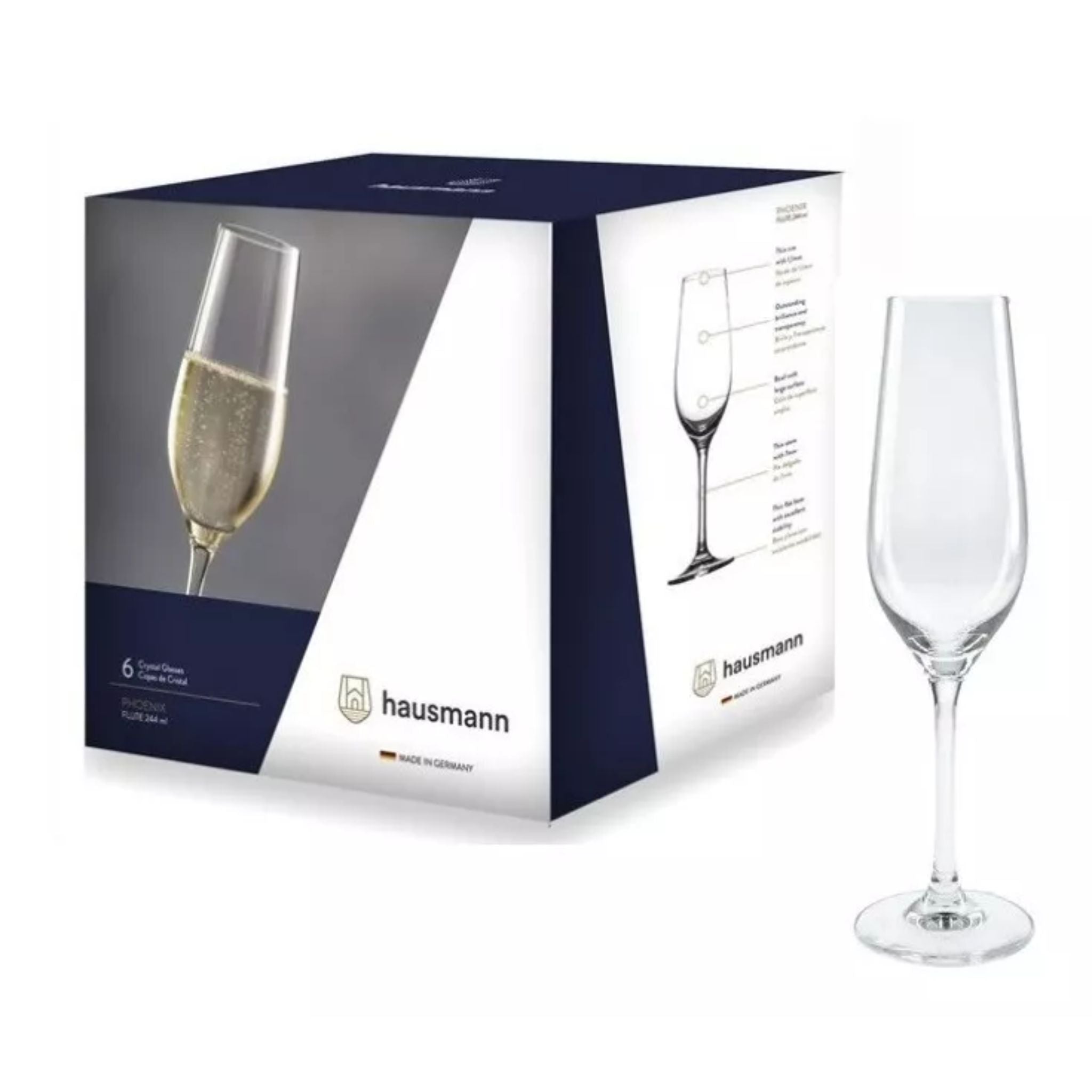 Copas Champagne Hausman (X6)