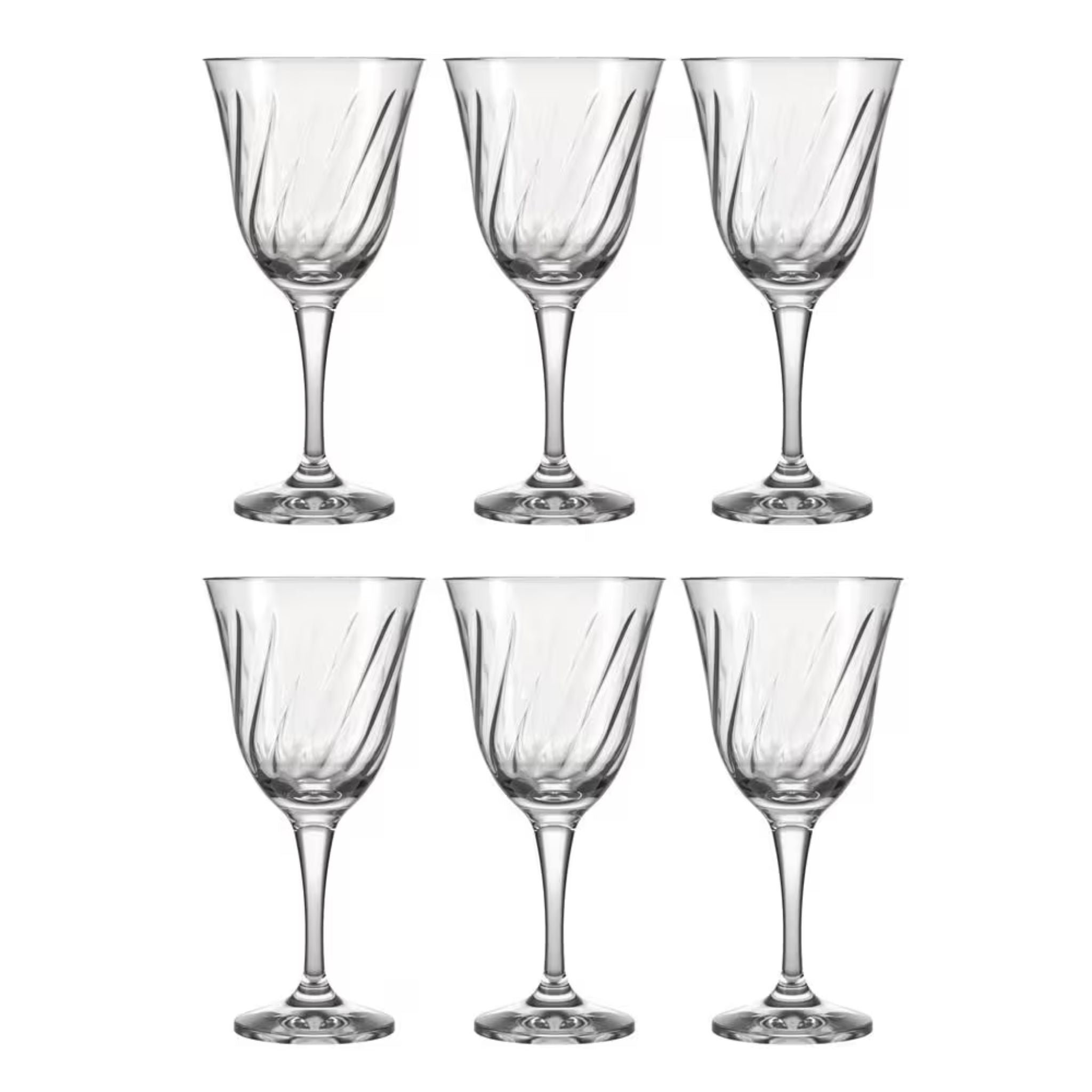 Copas De Vino Lirio 250ml X6