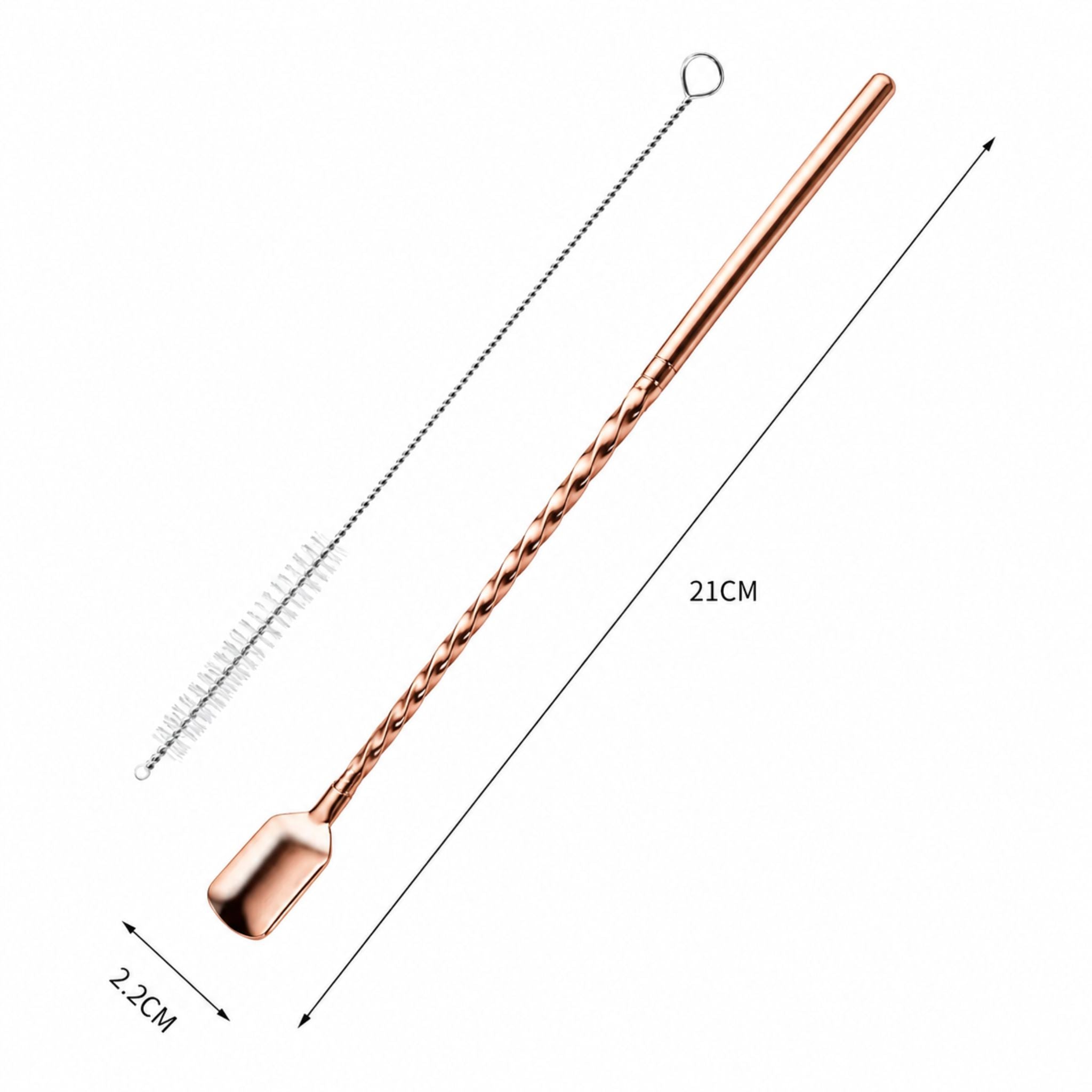 Set 6 Cucharas Sorbete Inox