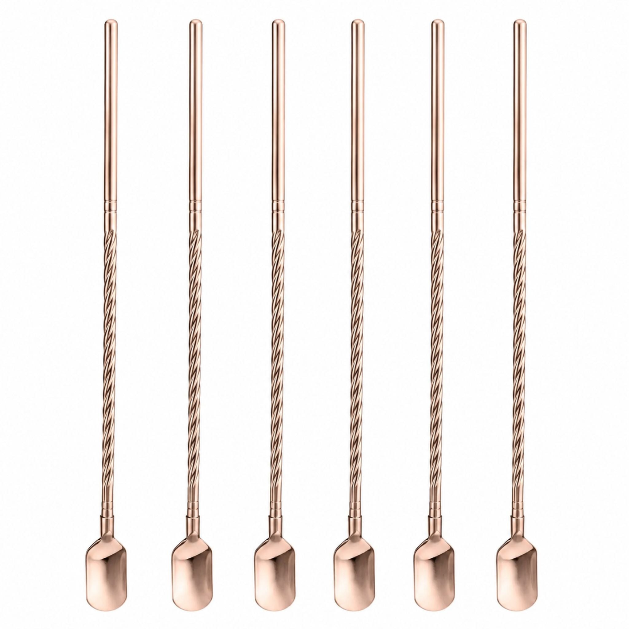 Set 6 Cucharas Sorbete Inox