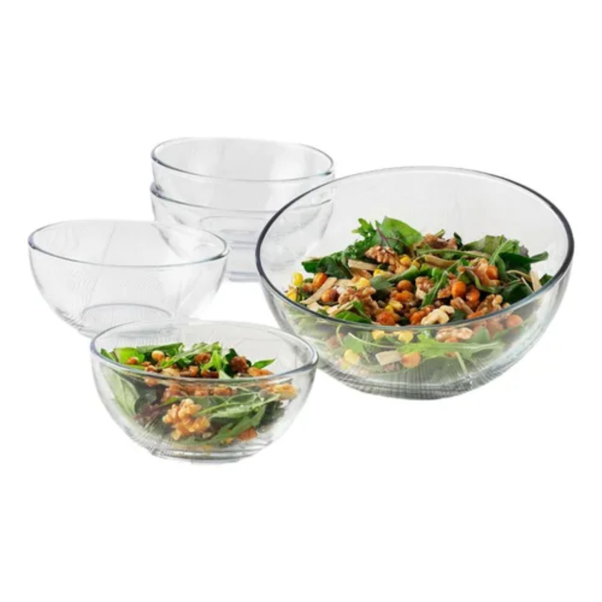Ensaladera Vidrio - 4 Bowls