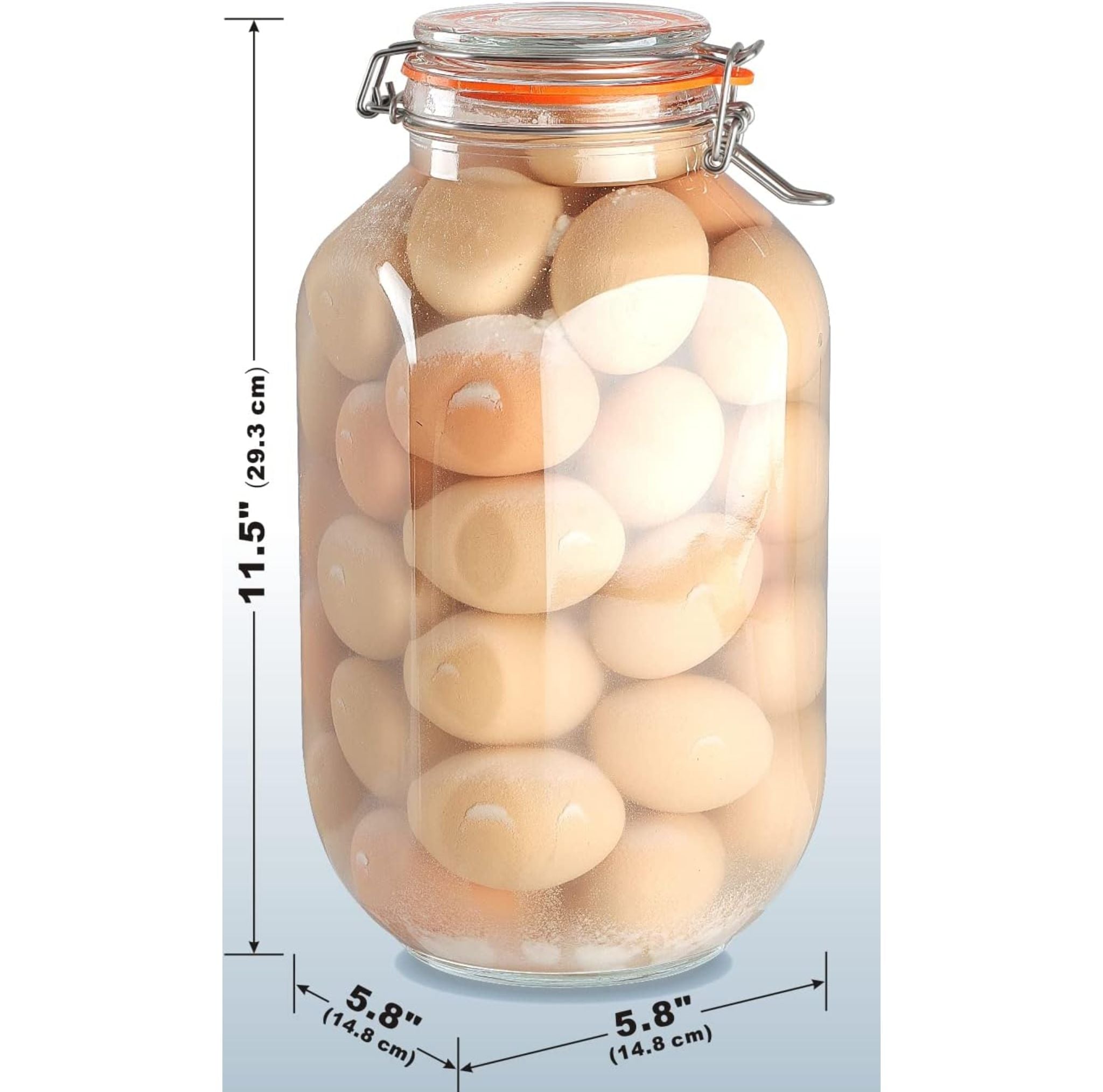 Frasco De Vidrio Grande 3.8L