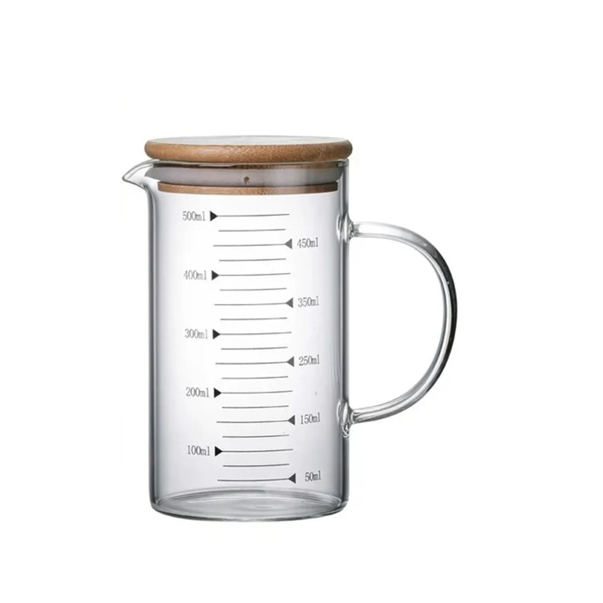 Jarra Medidora Tapa Bambú 500ml