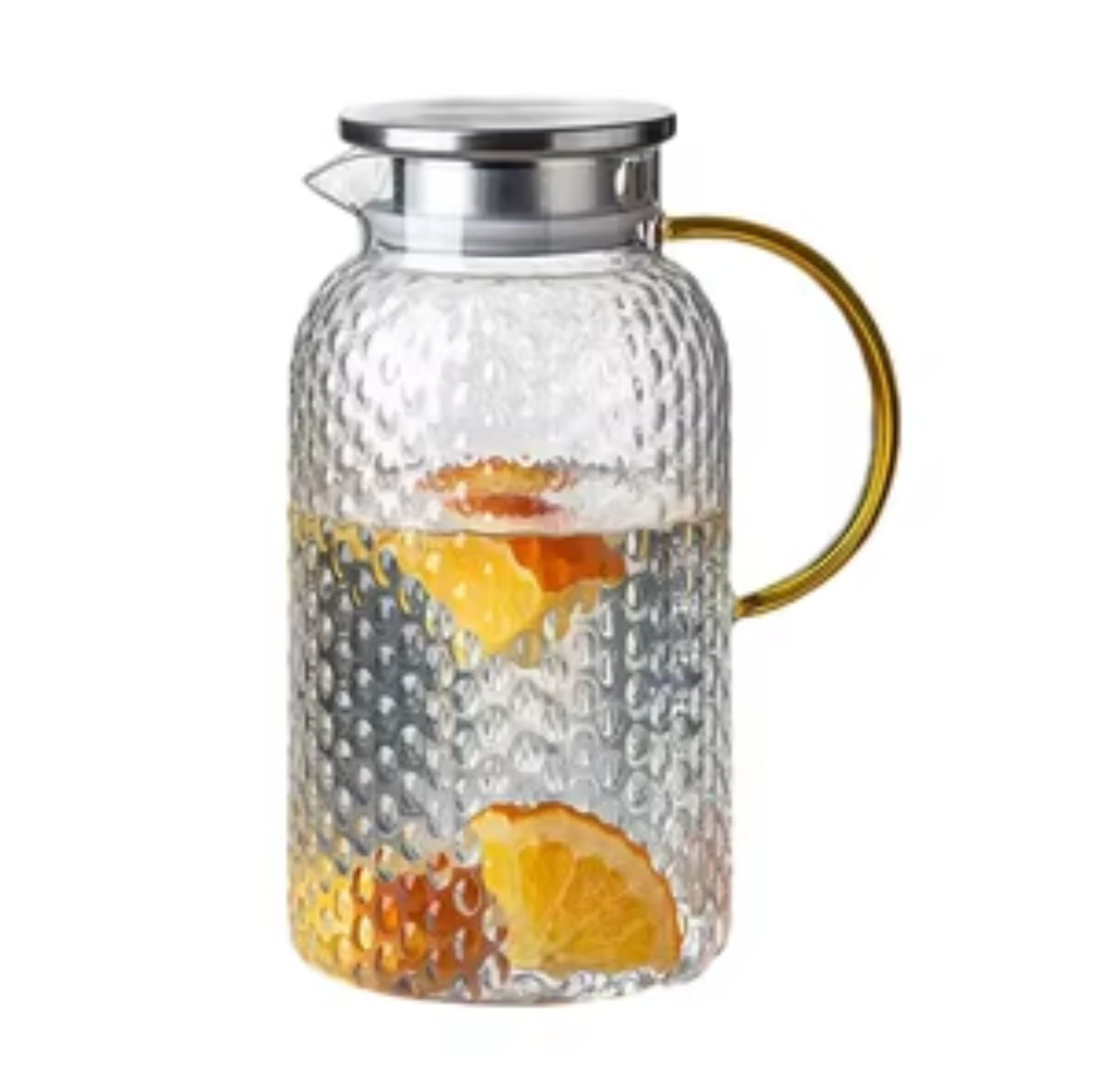 Jarra De Vidrio Tapa Metalica 1.6L