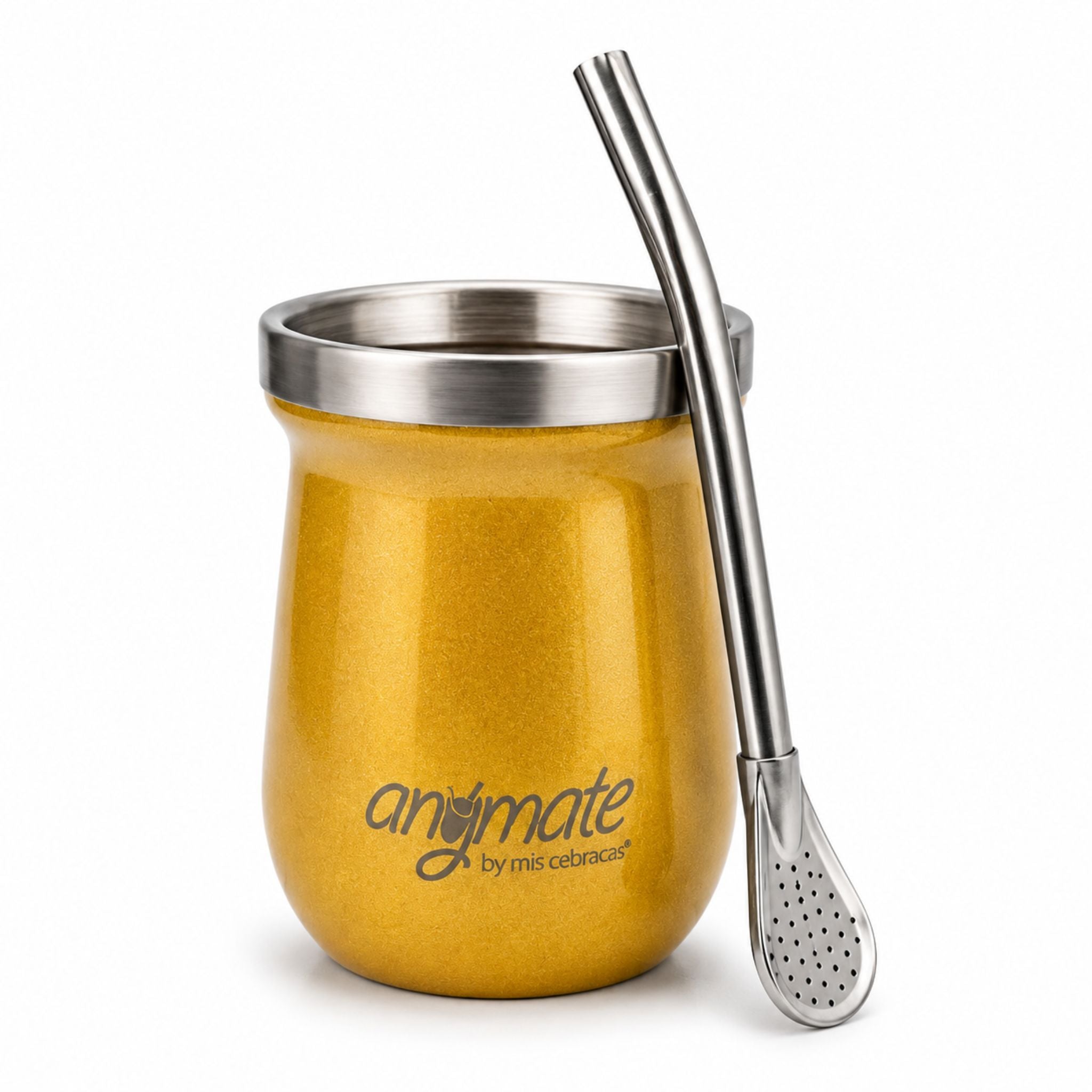 Mate Zaino + Bombilla Acero Inoxidable