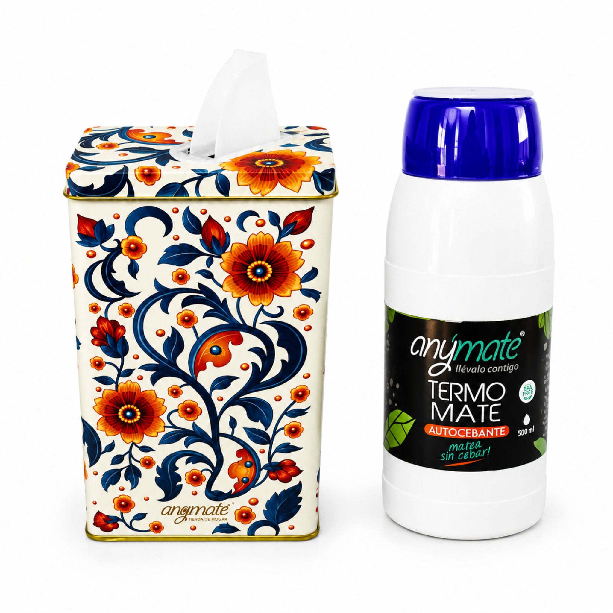 Kit De Mate Termo Autocebante + Yerbera
