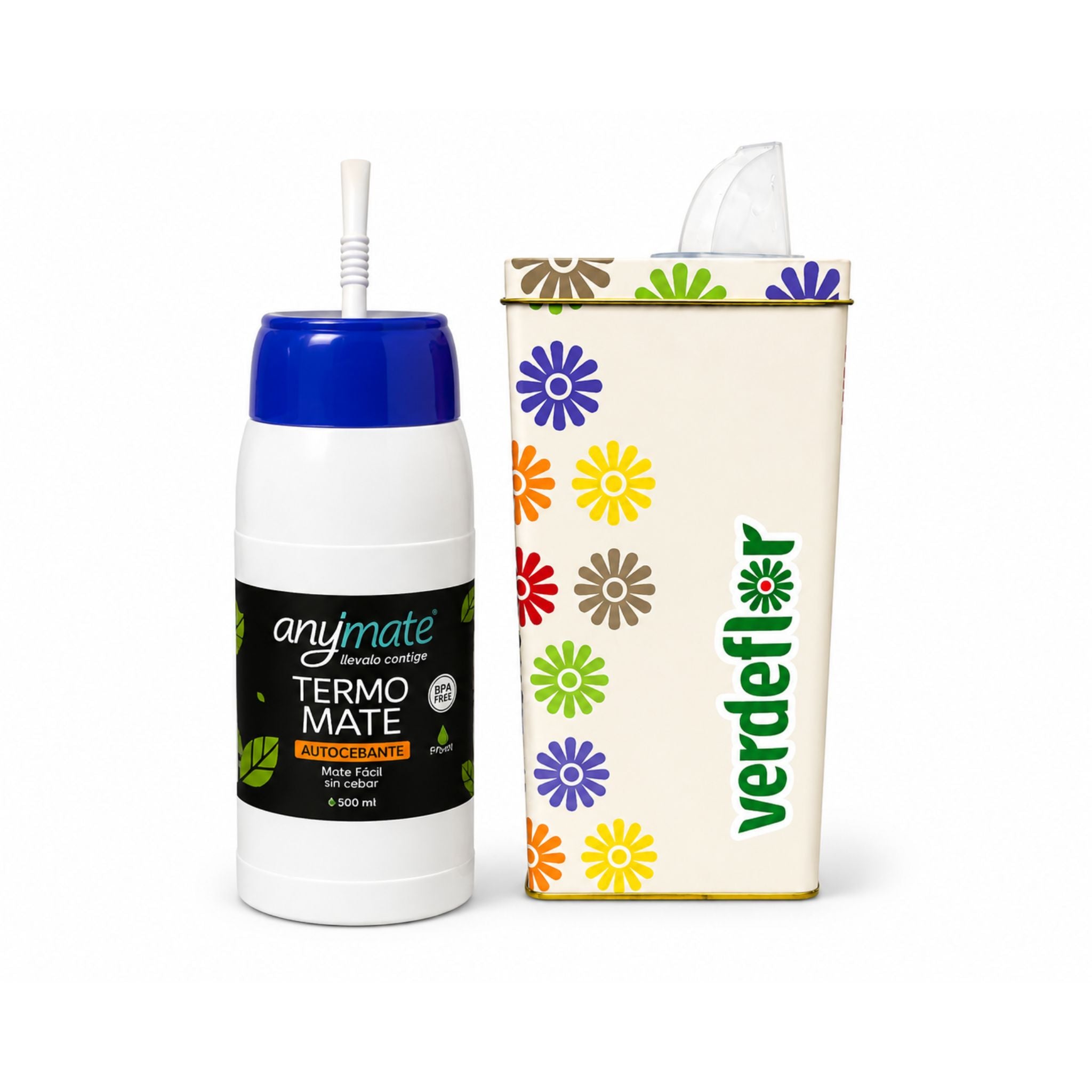 Kit De Mate Termo Autocebante + Yerbera