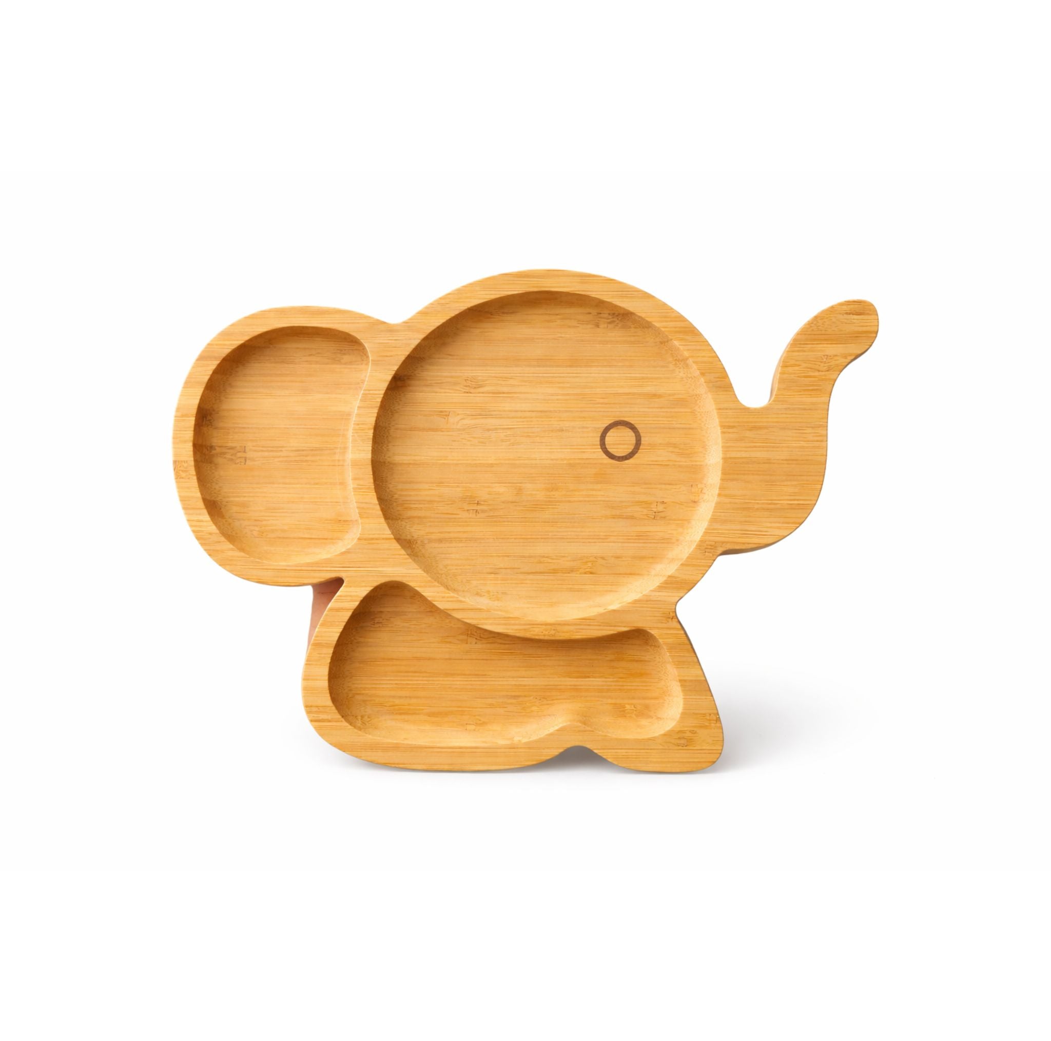 Plato Infantil De Madera Bambú