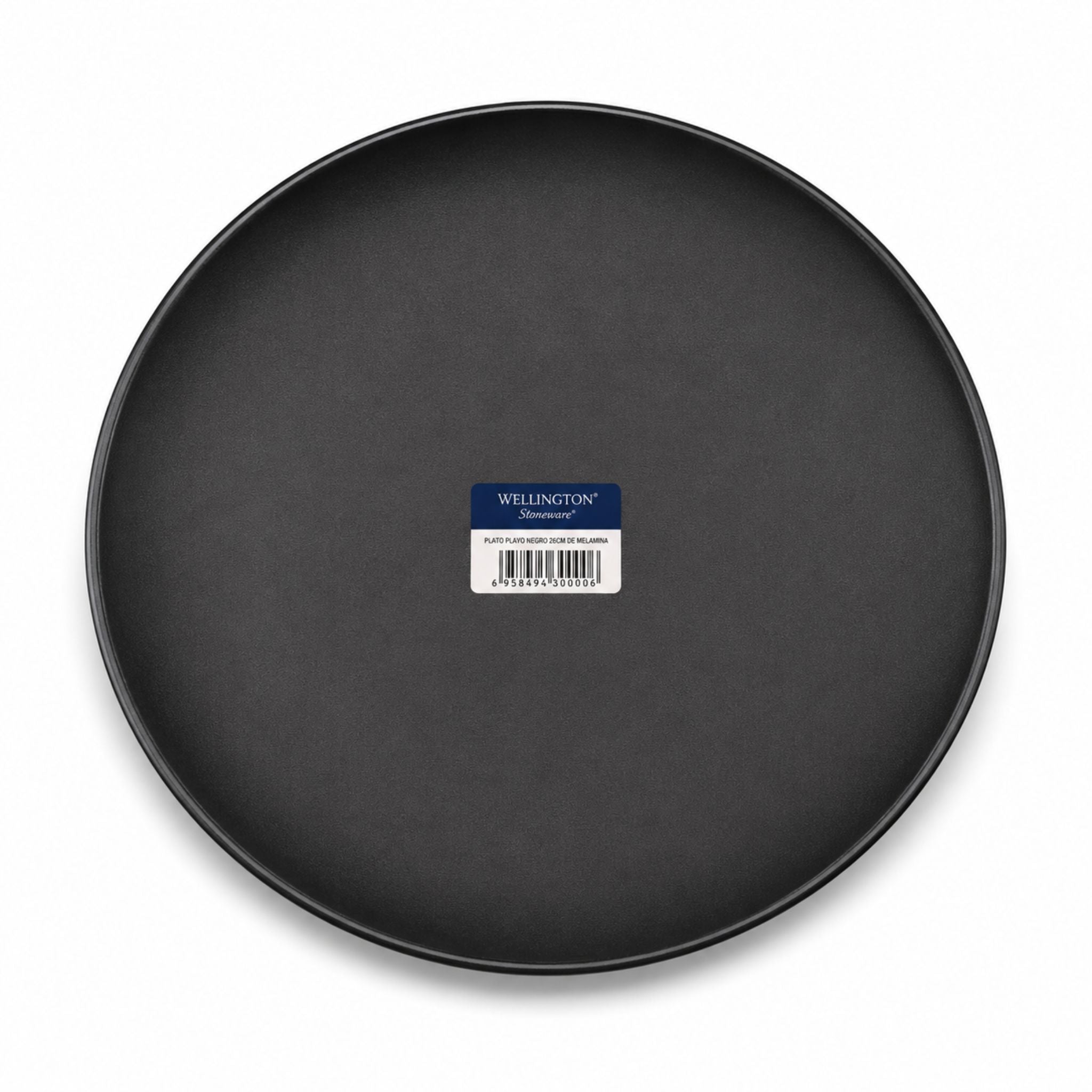 Plato Pan Porcelana Negra 17.7cm