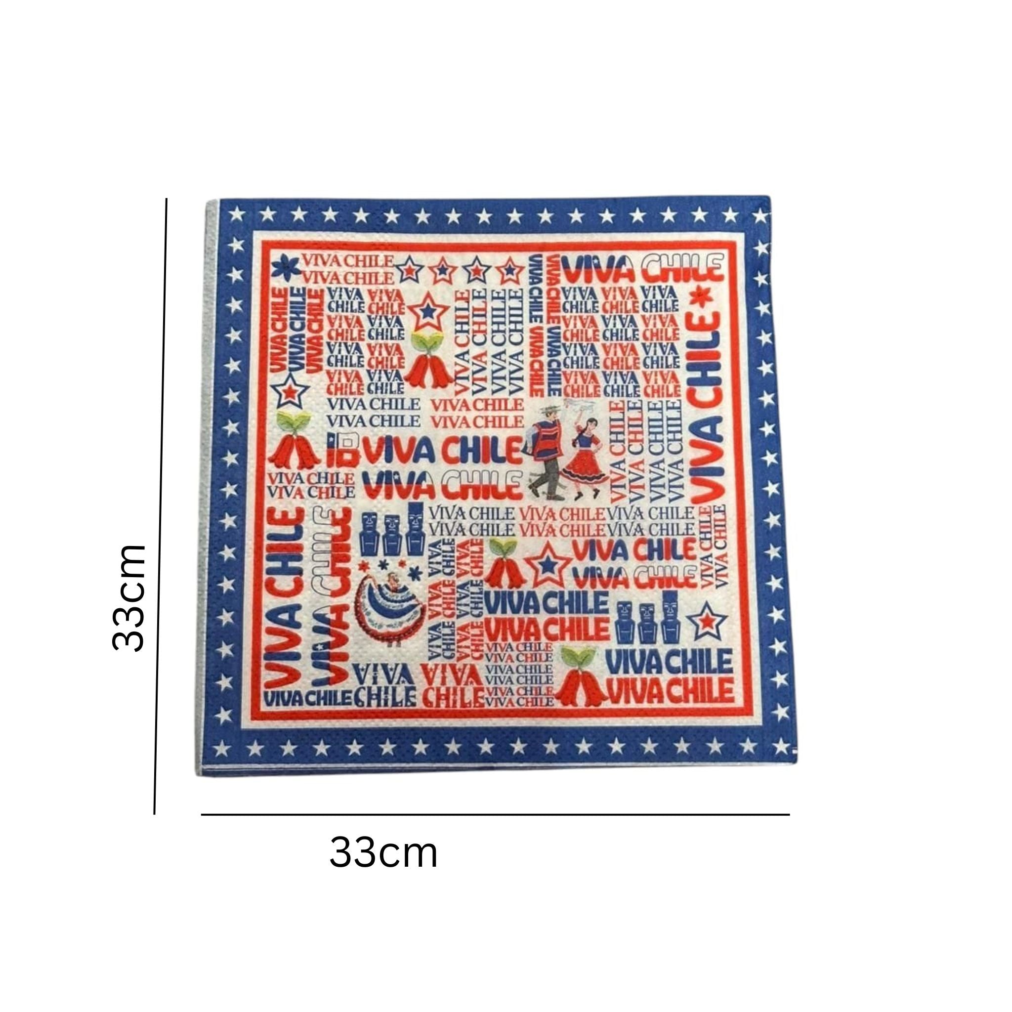 Servilletas Diseño Dieciochero