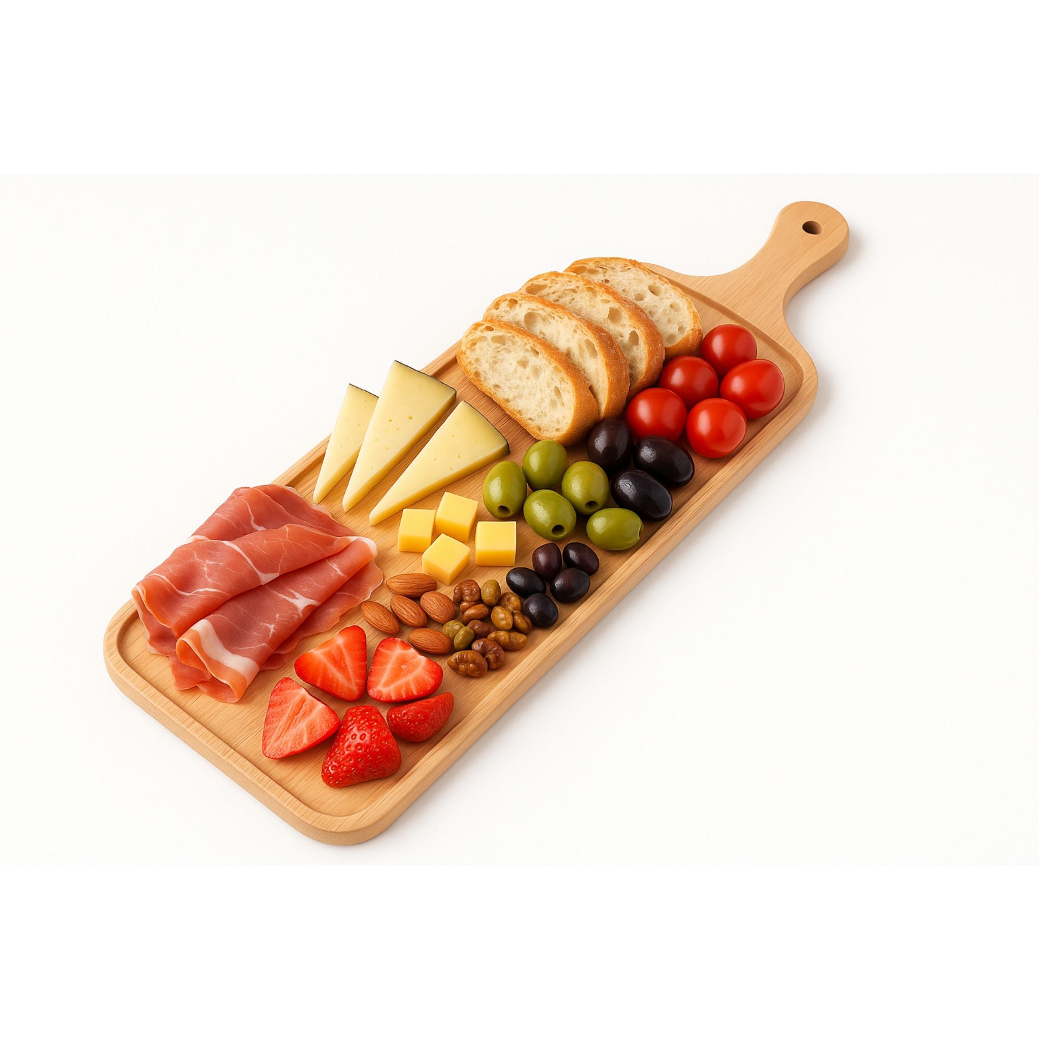 Tabla De Madera Bambú Picoteo
