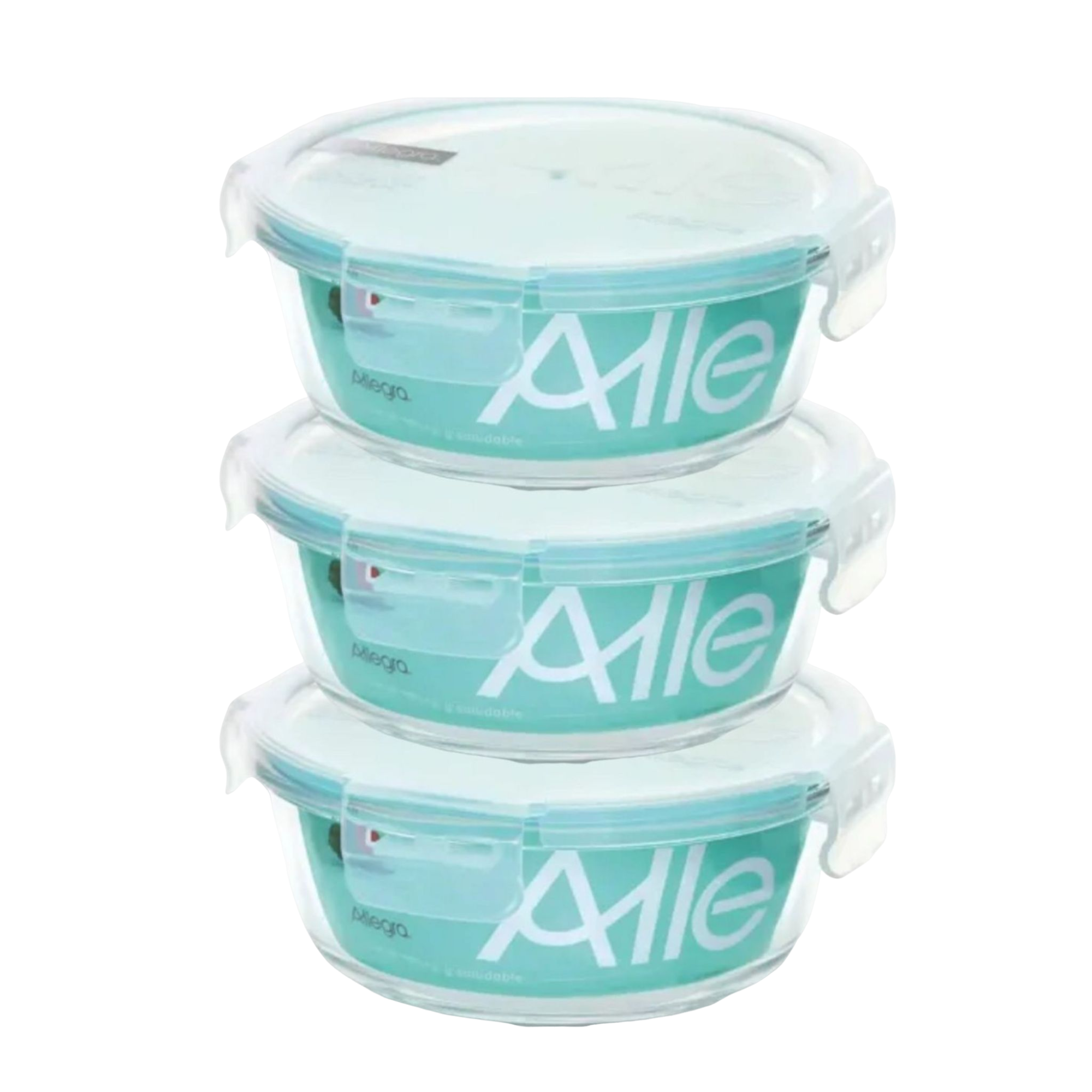 3 Contenedores De Alimentos 720cc