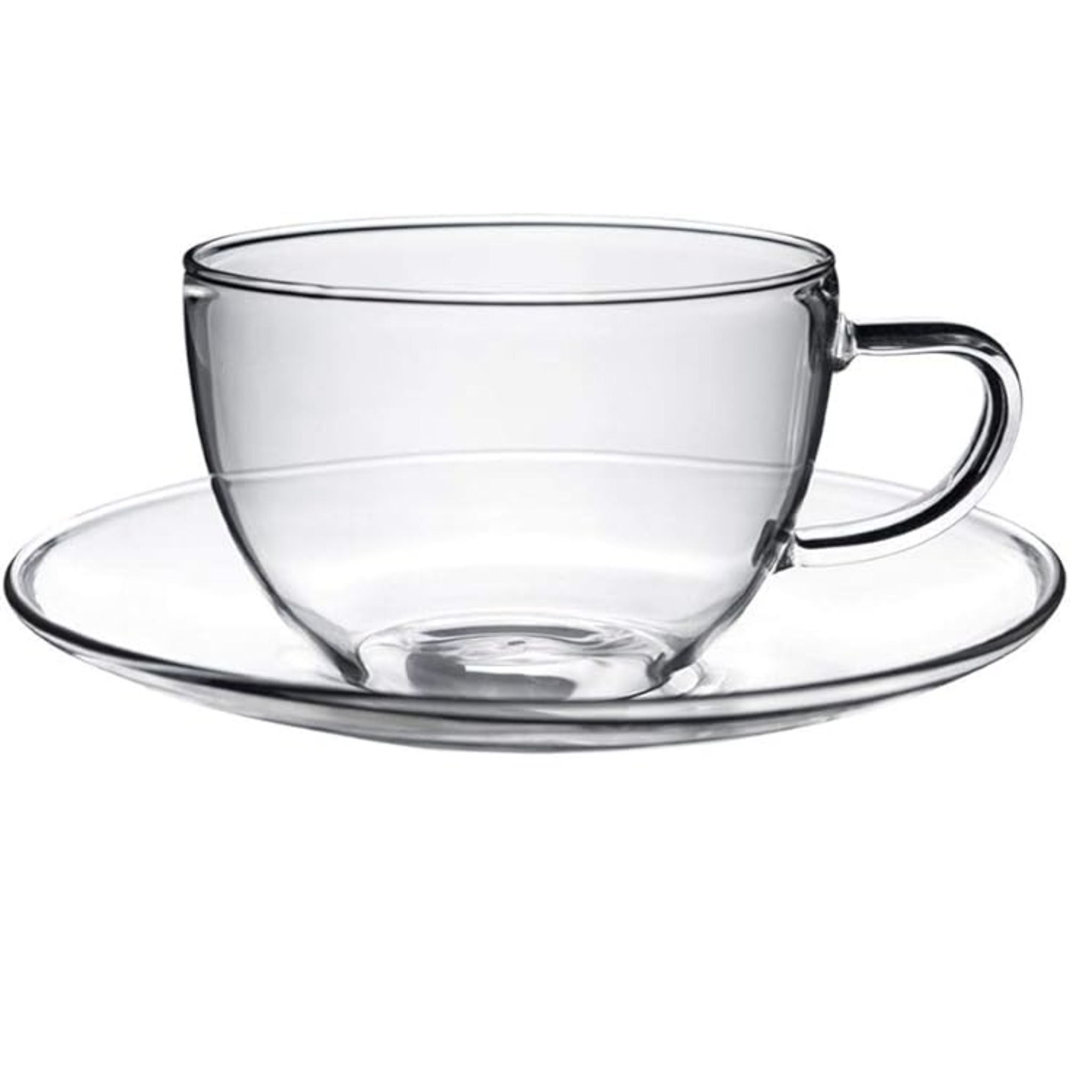 Taza De Vidrio + Platillo