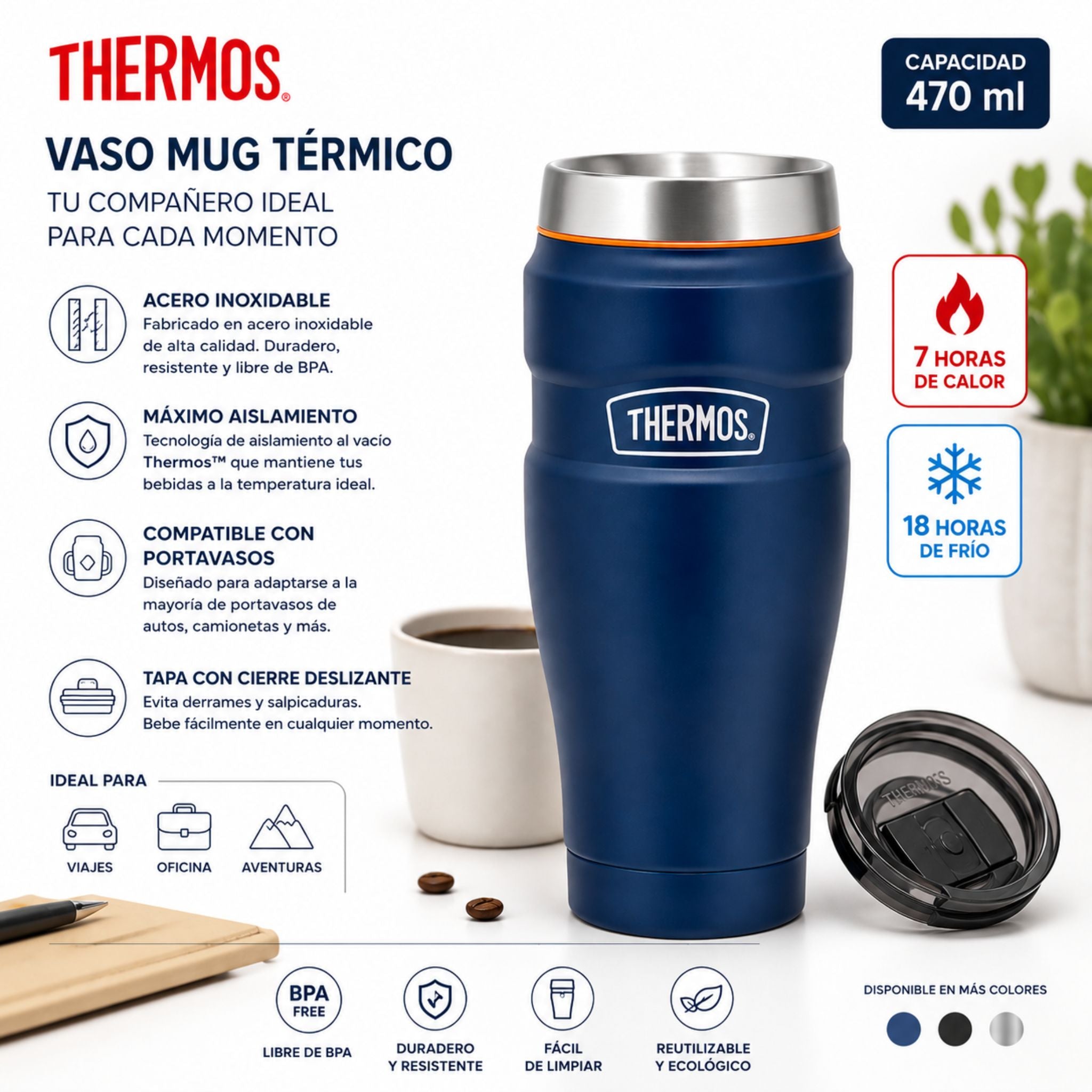 Vaso Térmico Thermos 470cc