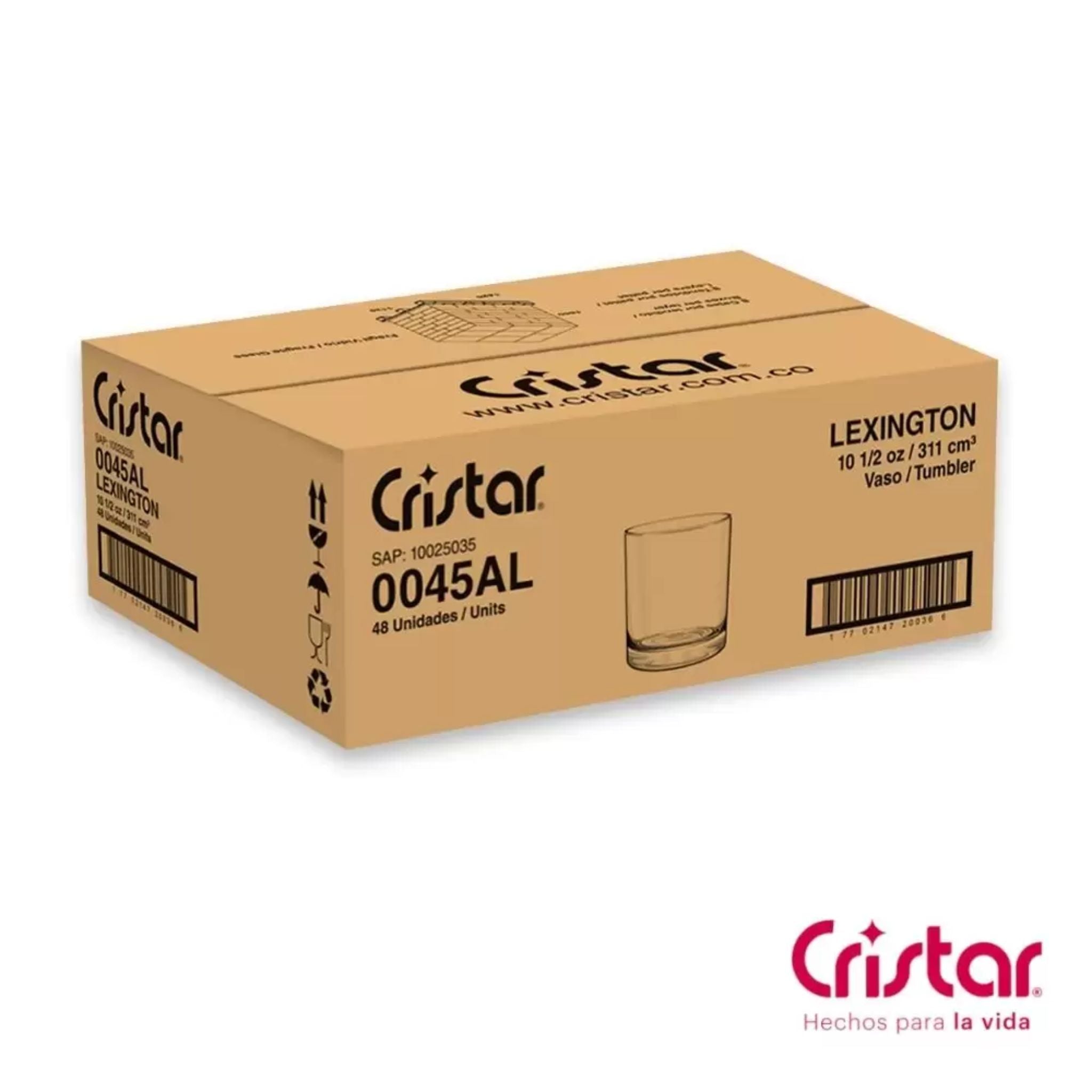 Vasos De Vidrio Bajo Lexington X48