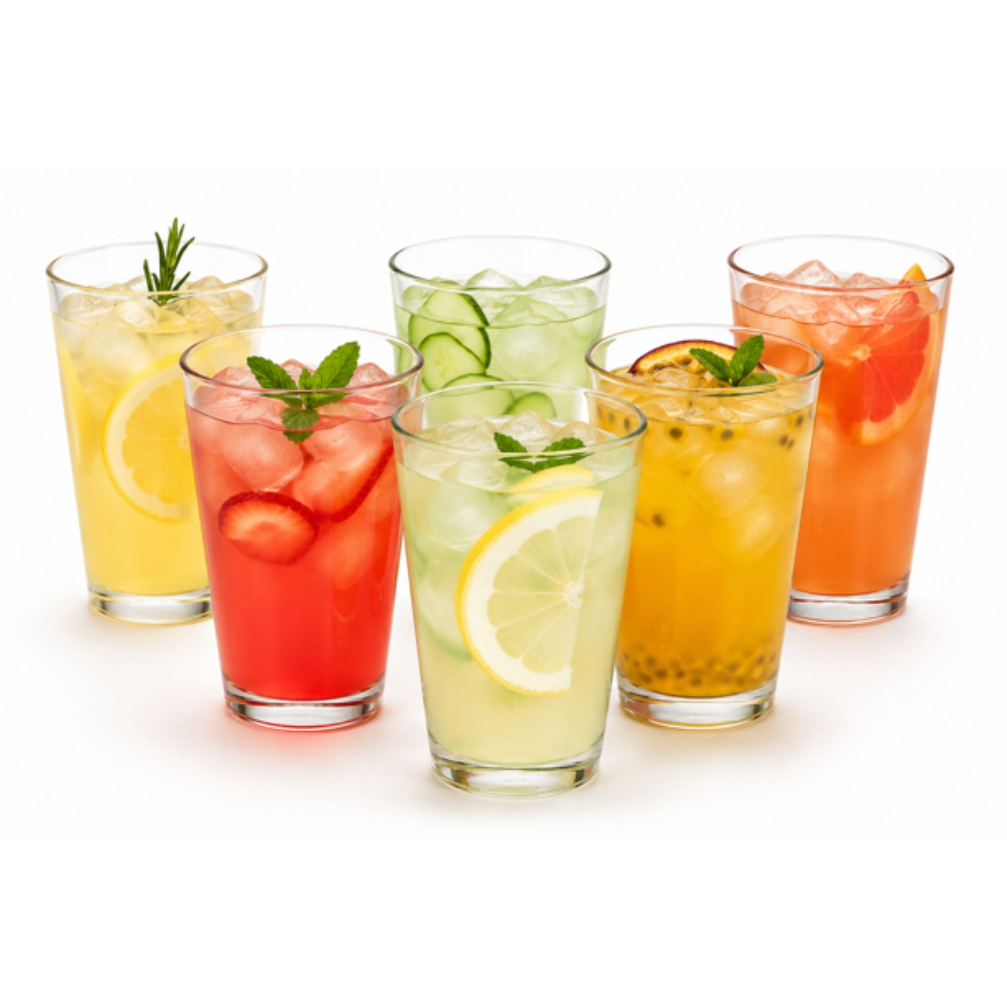 Vasos Vidrio Mocktail Coctel 450ml X6