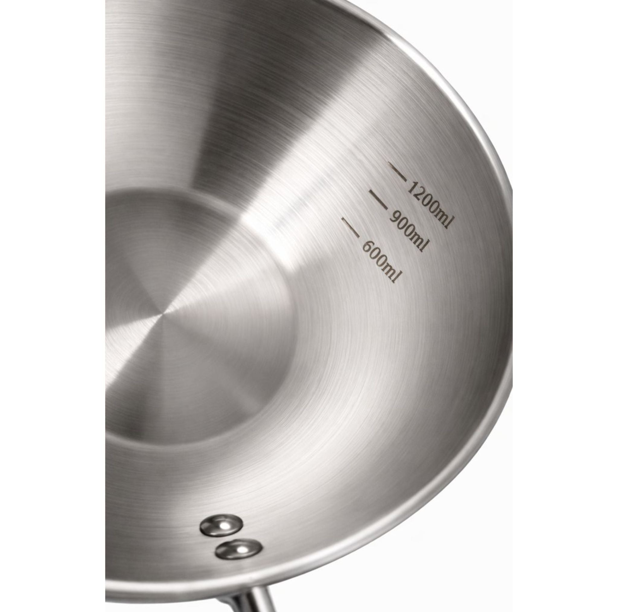 Wok Acero Con Escala Graduada 1.2L