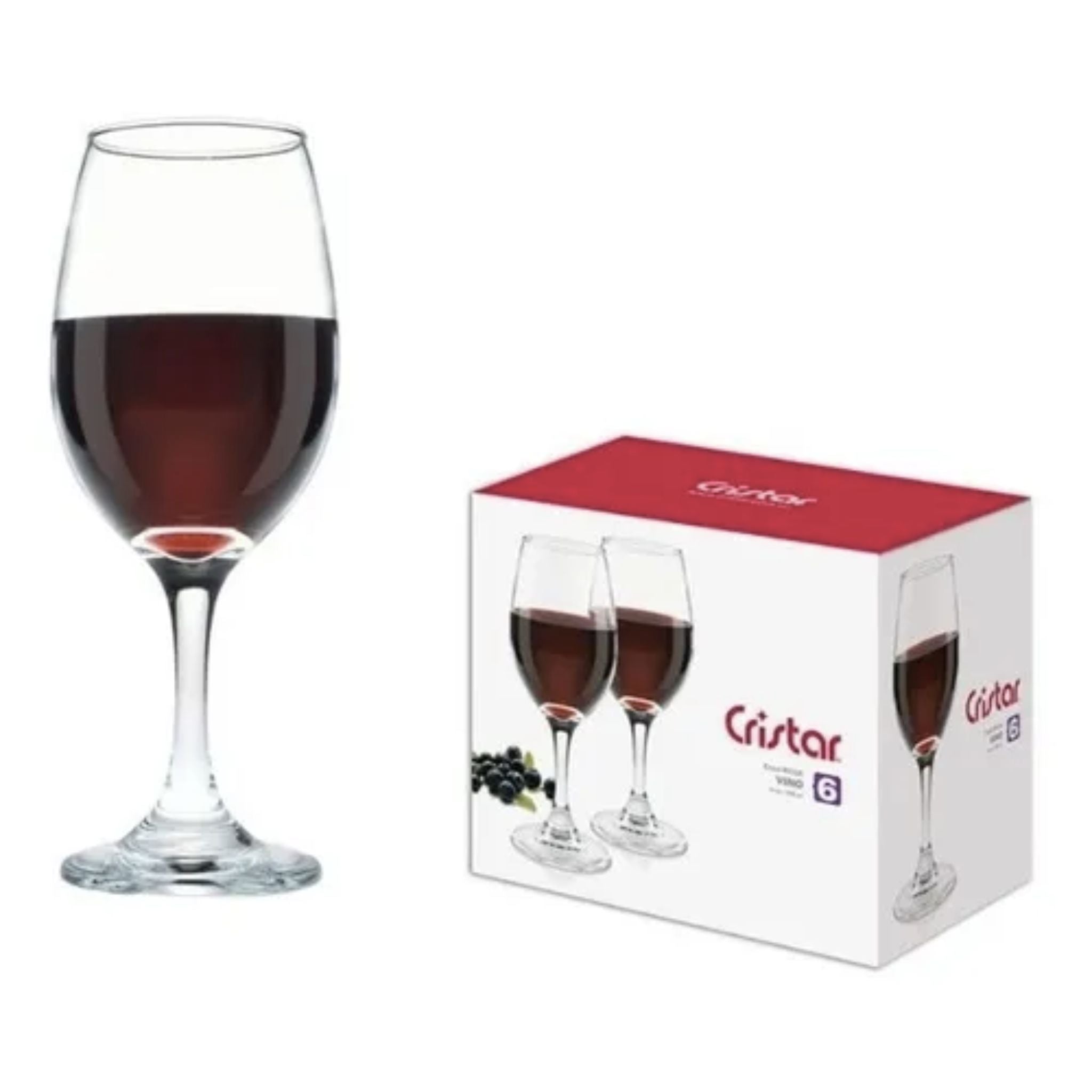 copa vino cristar set de 6