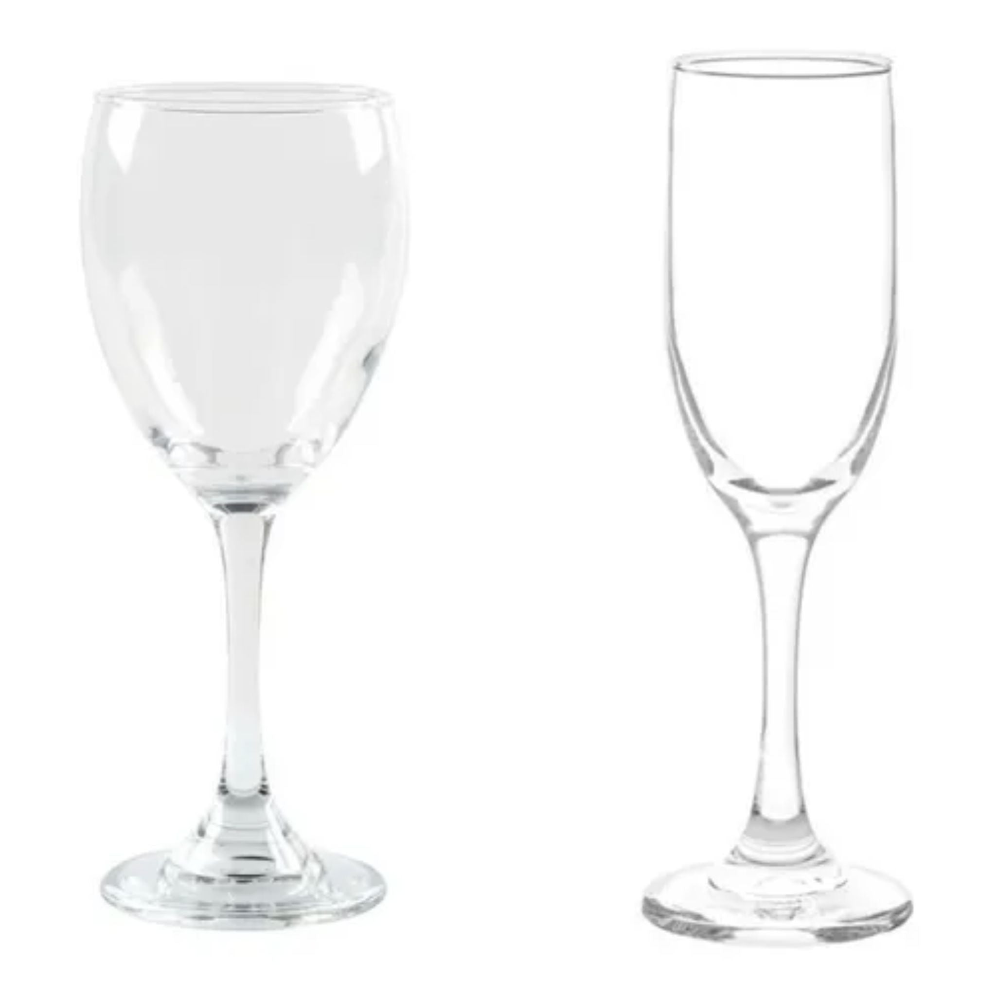 copas de vino y champan pack de 12