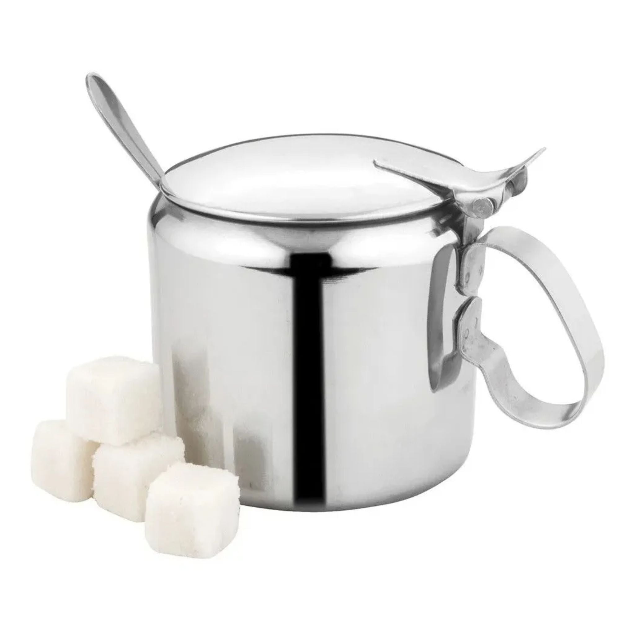 Azucarera + Cuchara Acero Inox