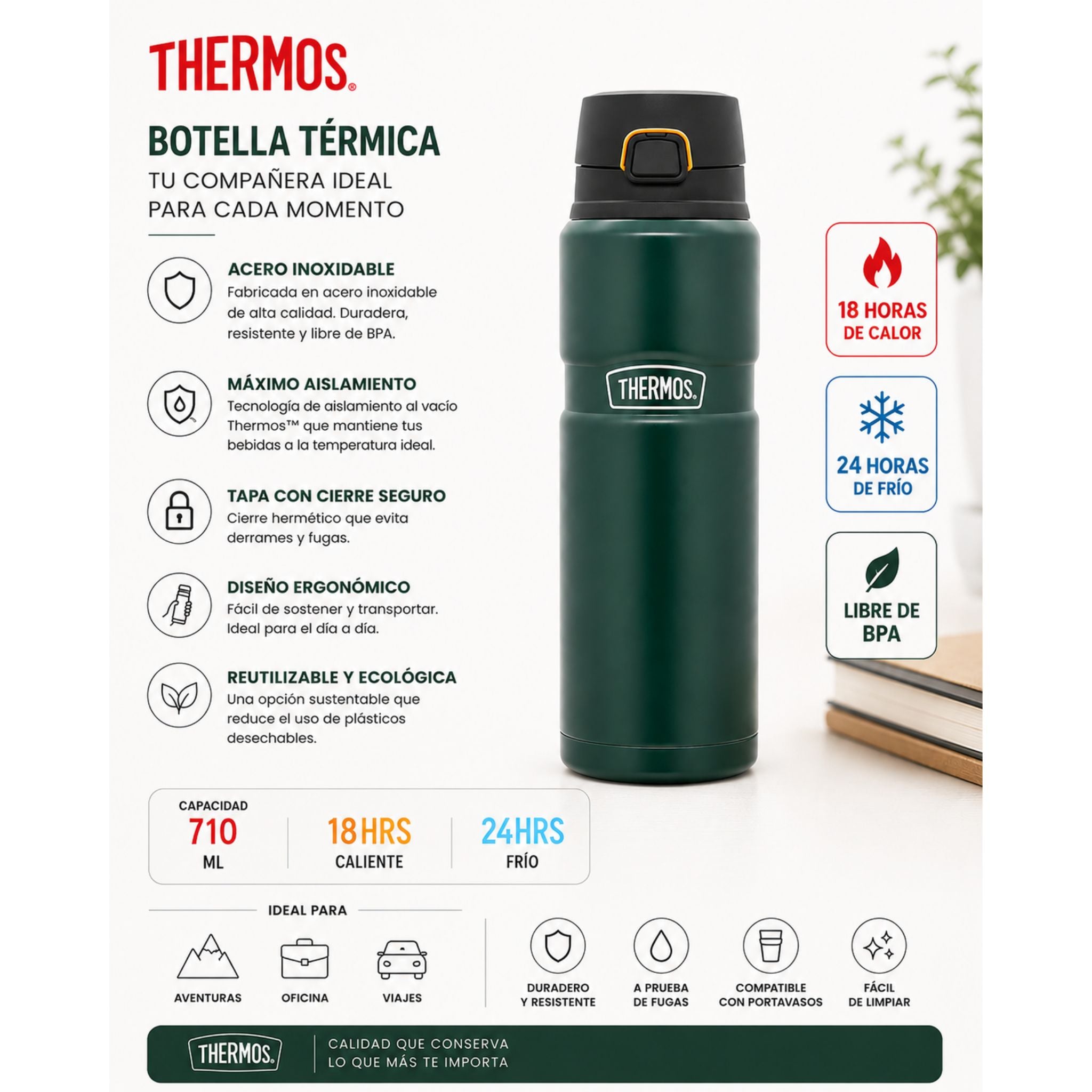 Botella Térmica Thermos 710ml