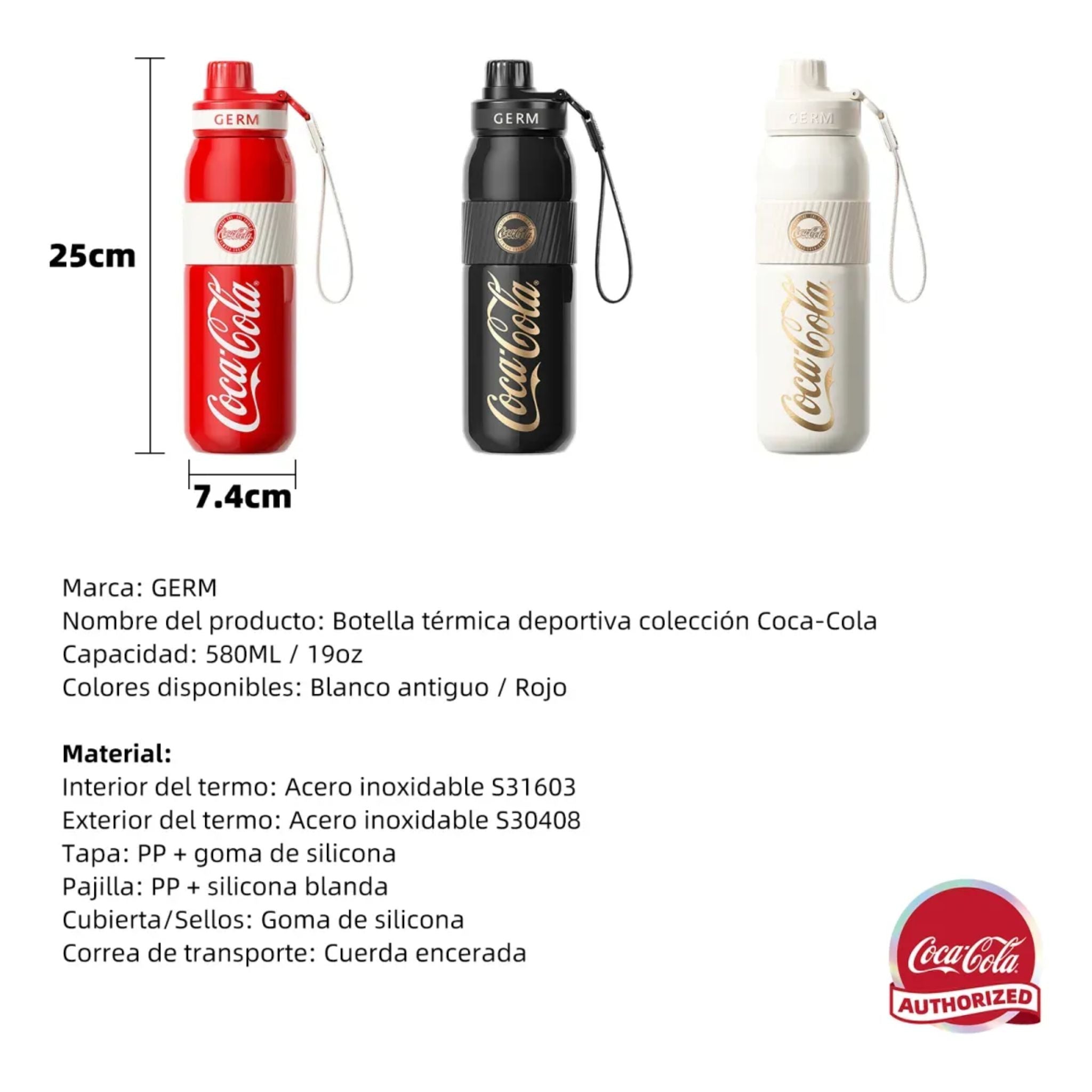 Botella Térmica Coca Cola 580ml