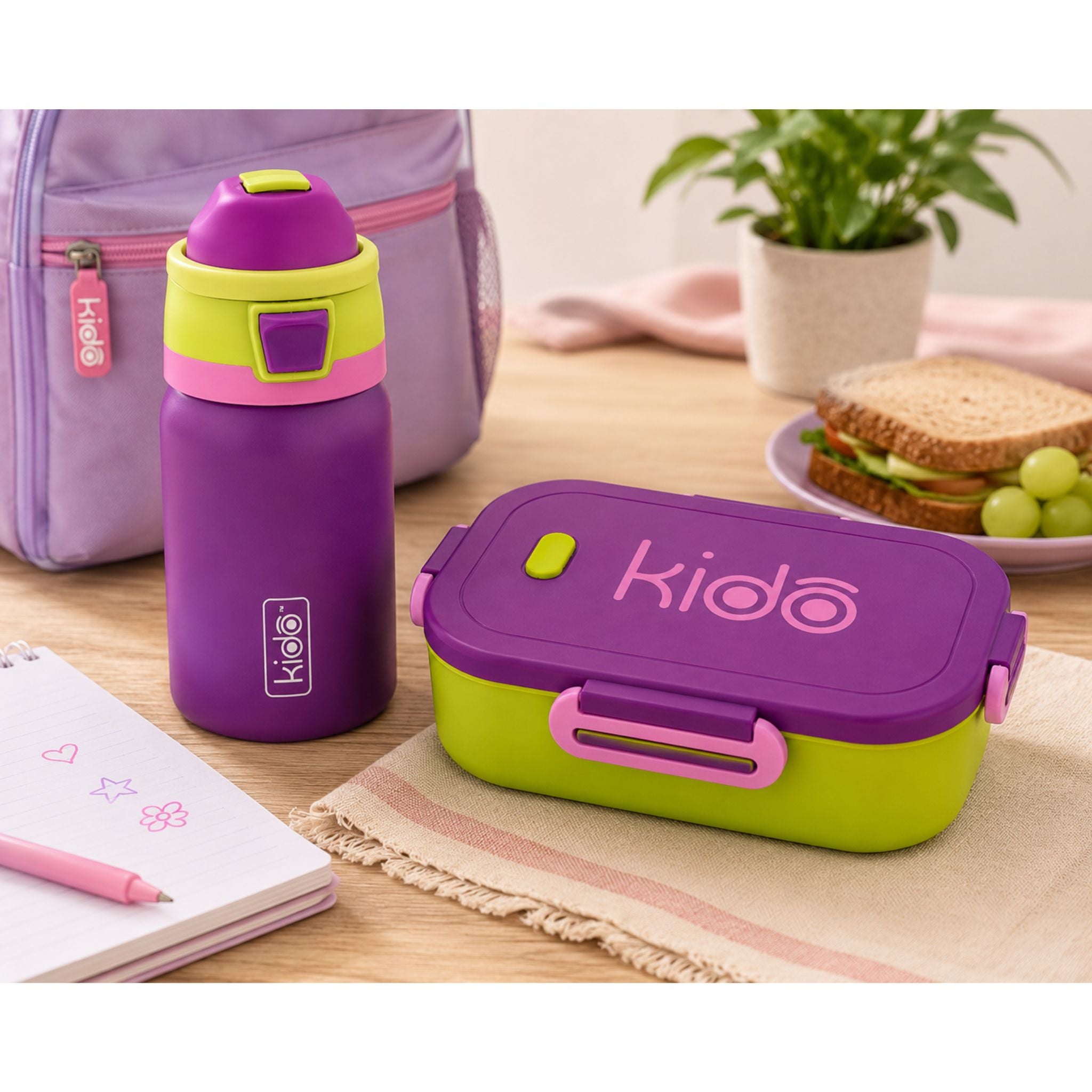 Pack Botella + Contenedor Kido