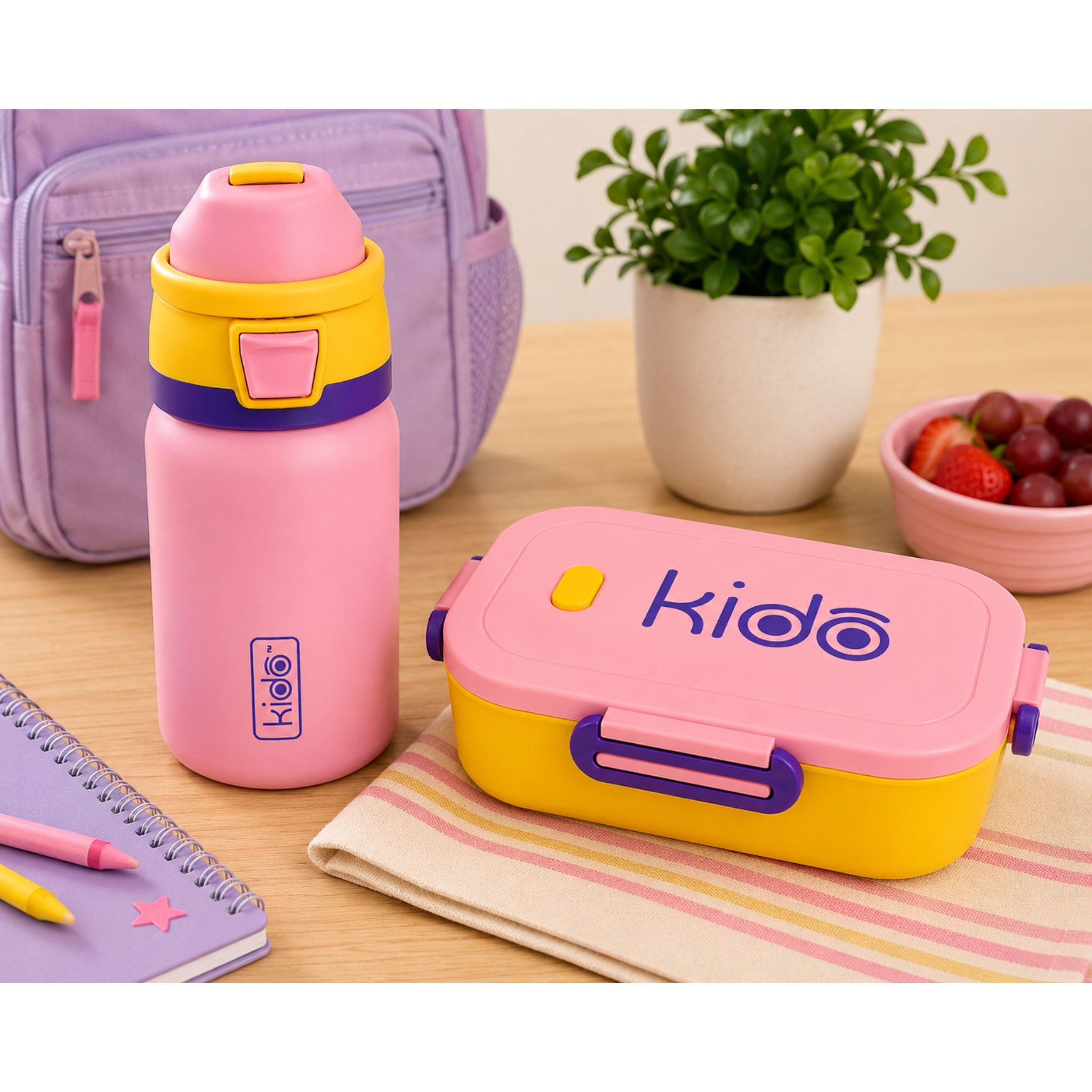Pack Botella + Contenedor Kido