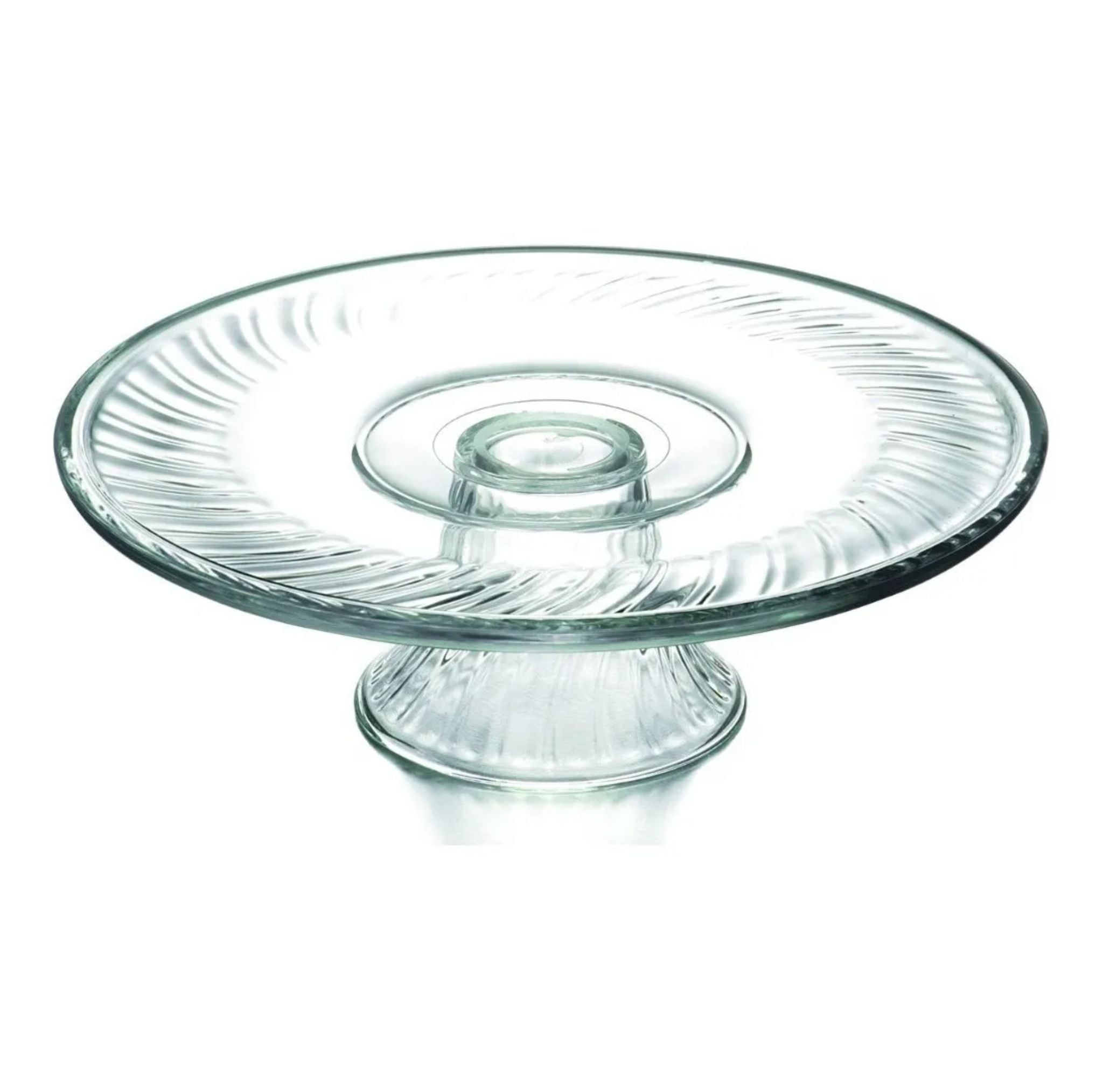 Plato Para Torta Con Pie Vidrio - Libbey