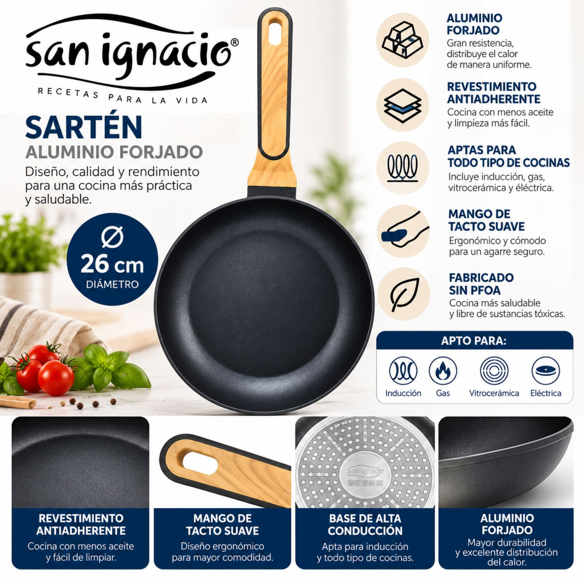 Sartén San Ignacio 26cm