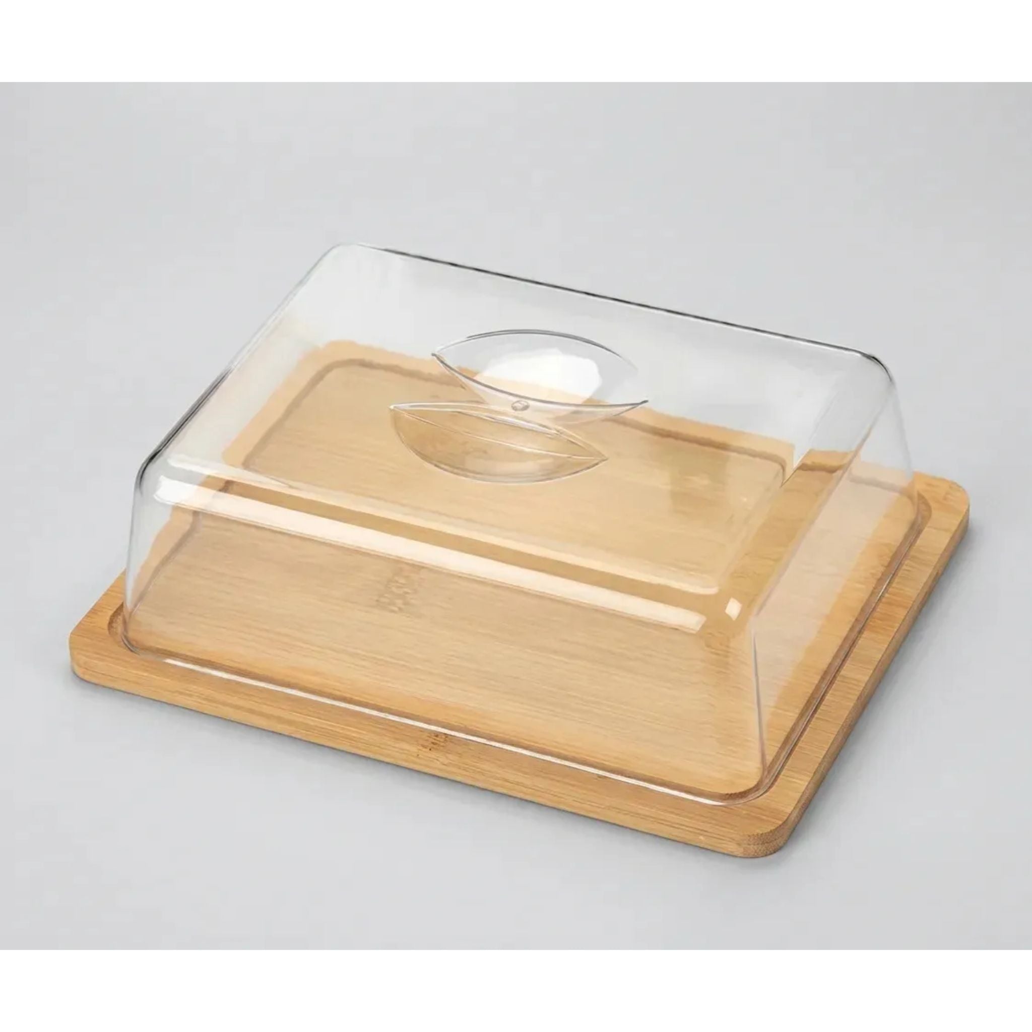 Tabla Madera Bambú Con Tapa Keep