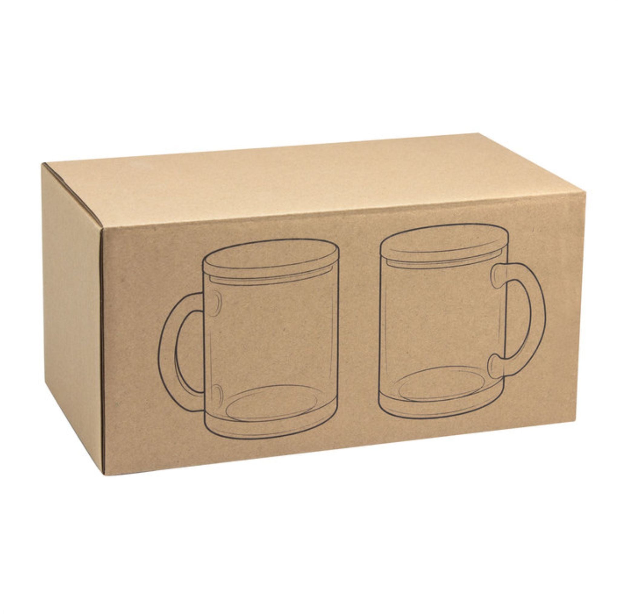 Tazas De Vidrio Tapa Bambú - Magui X2