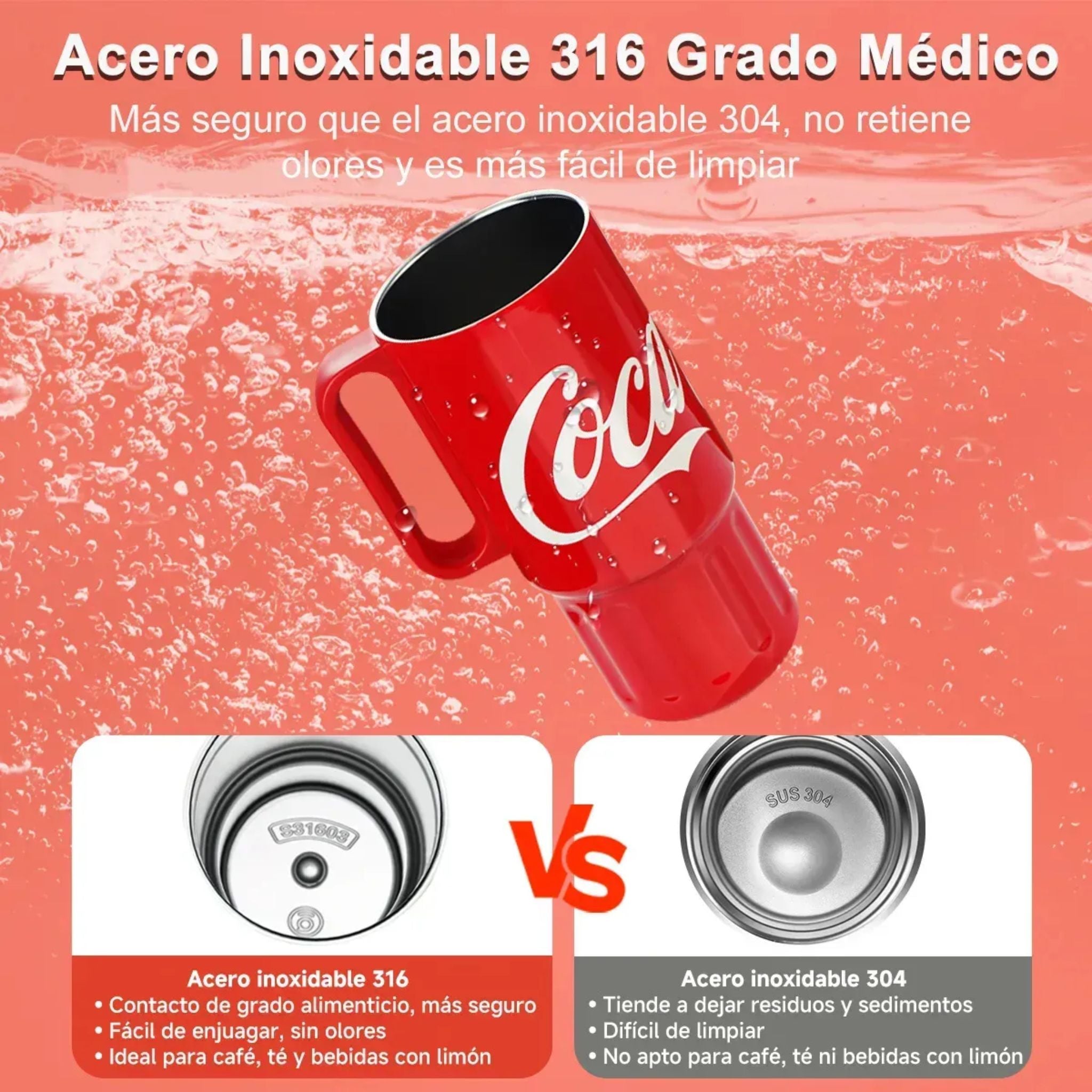 Vaso Termico Coca Cola Tumbler 1.2L