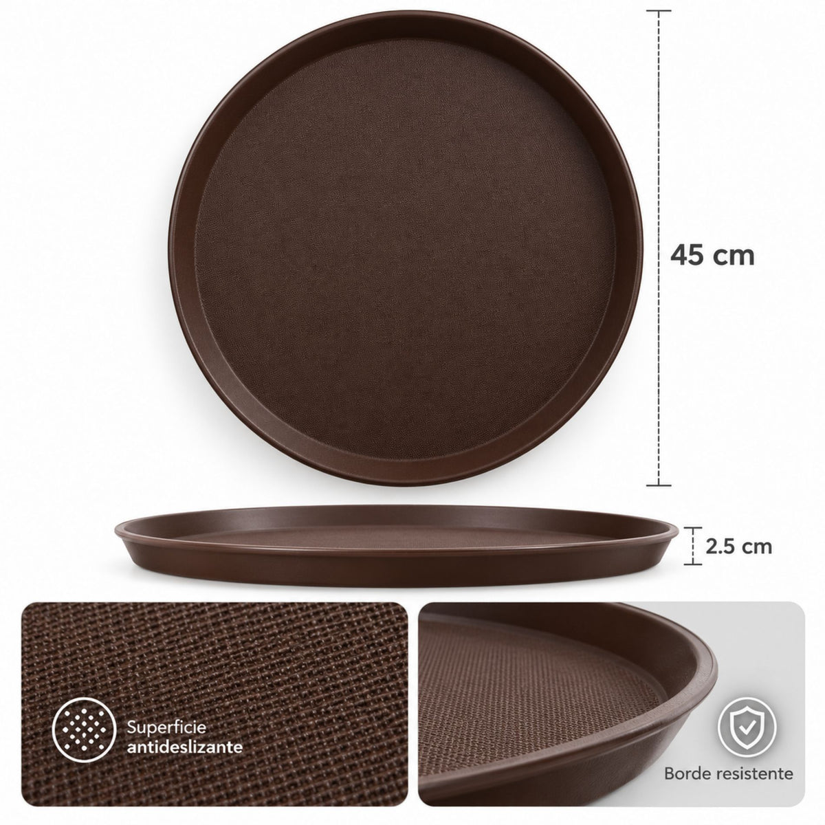 Bandeja Garzonera Café 45cm