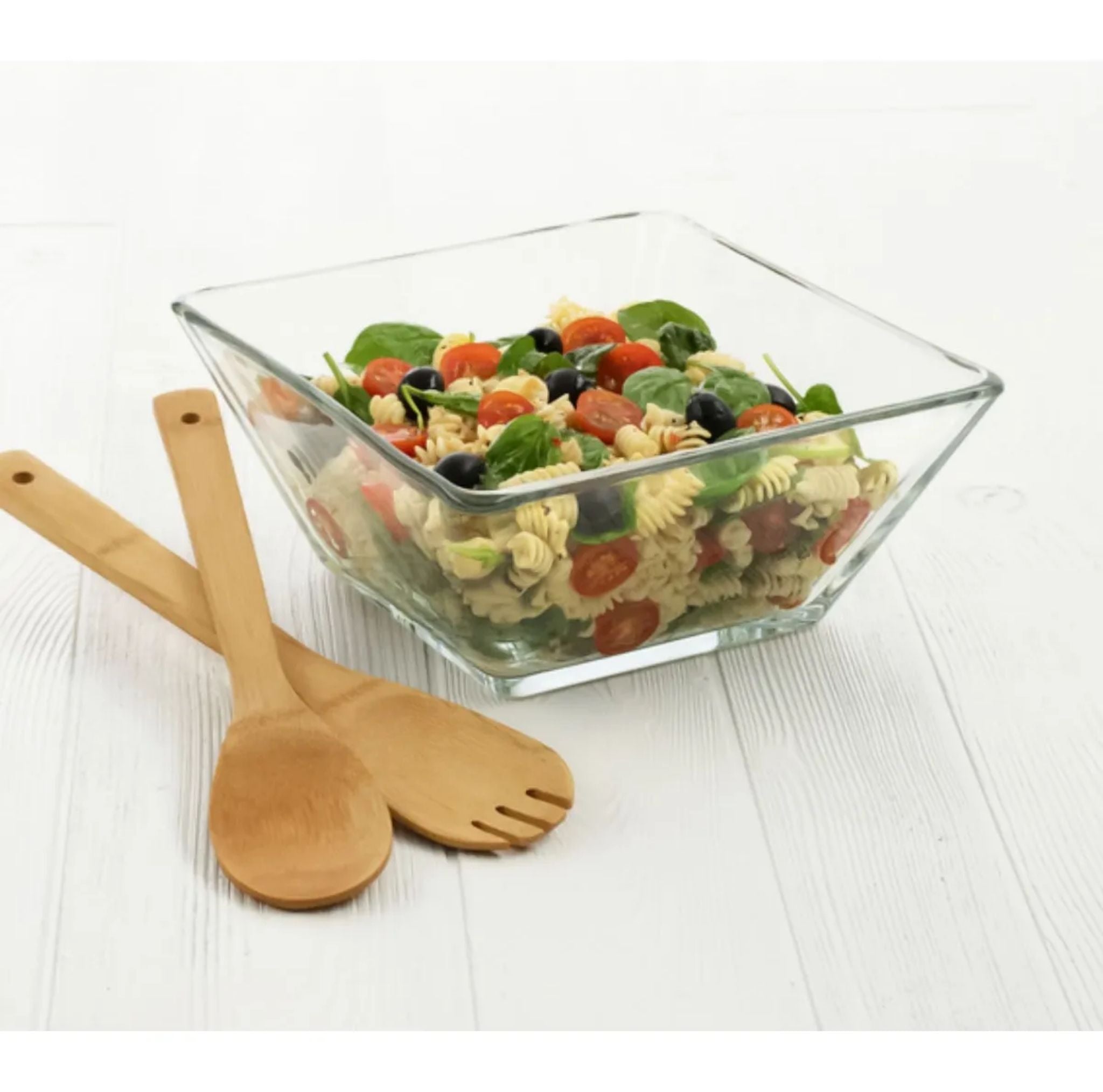 Bowl Ensaladera De Vidrio Grande