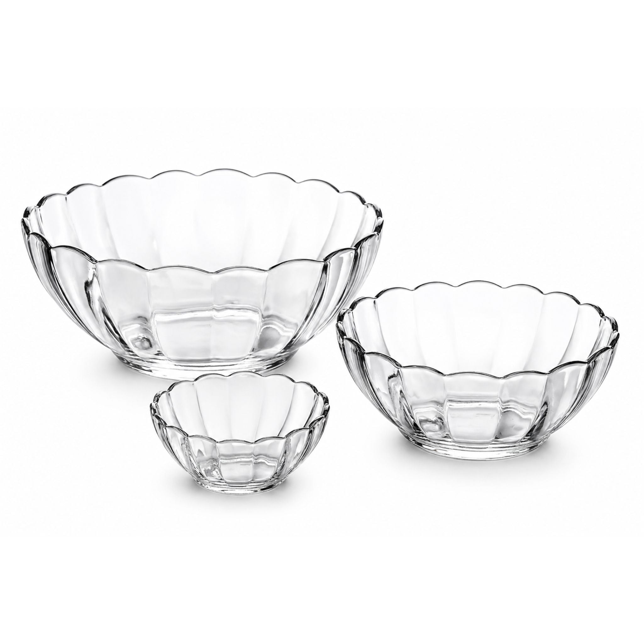 Pack 3 Bowl Vidrio Marinex