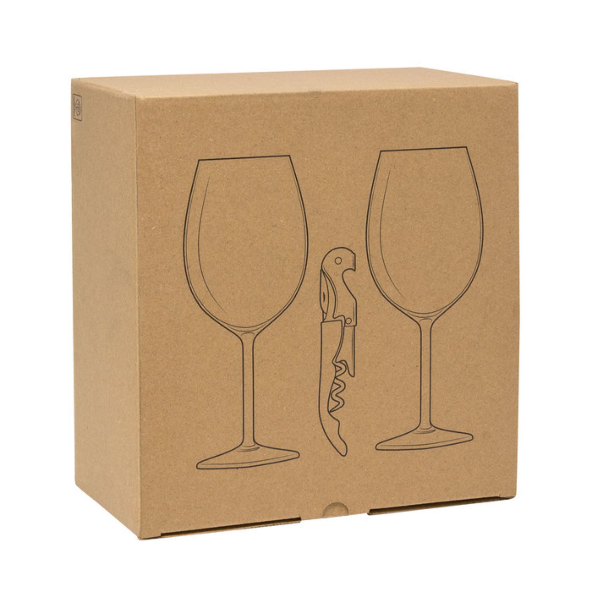 Set 2 Copas De Vino + Descorchador