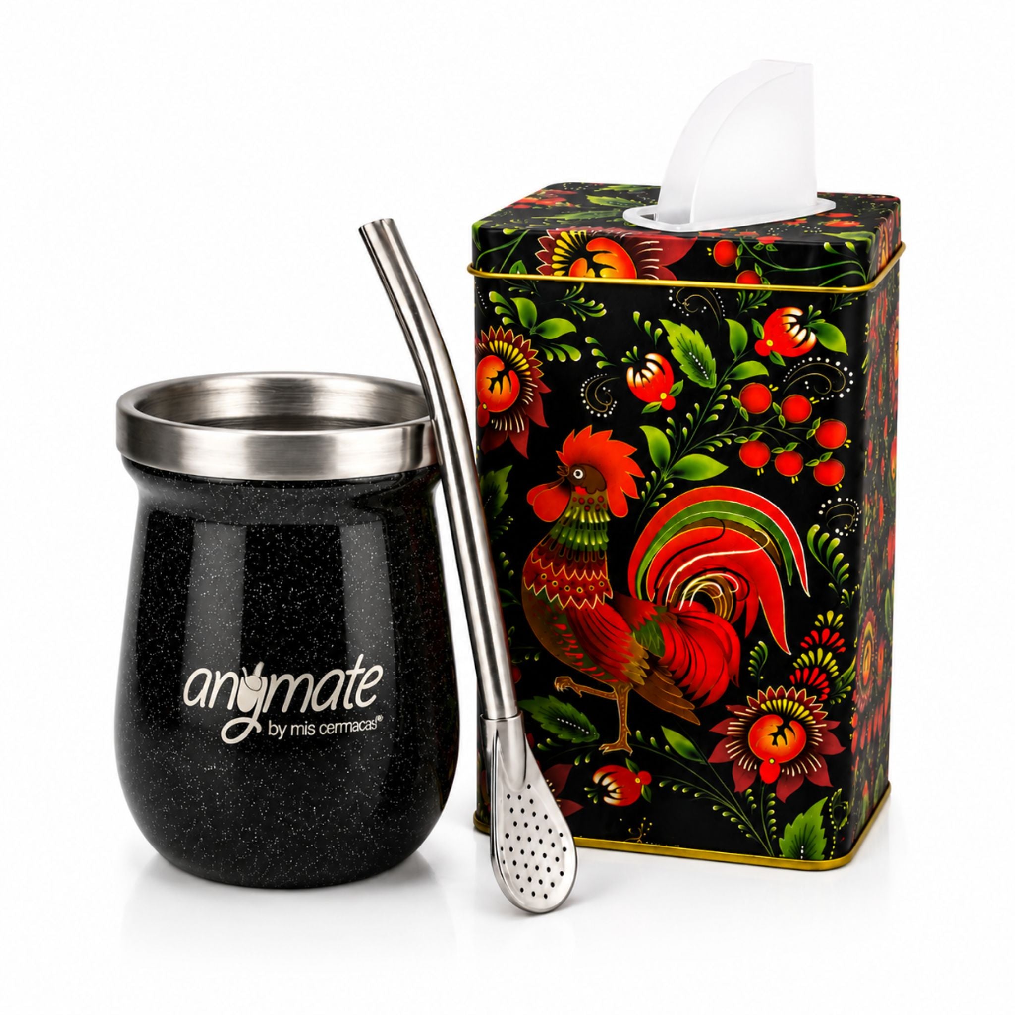 Pack Mate Con Bombilla + Yerbera
