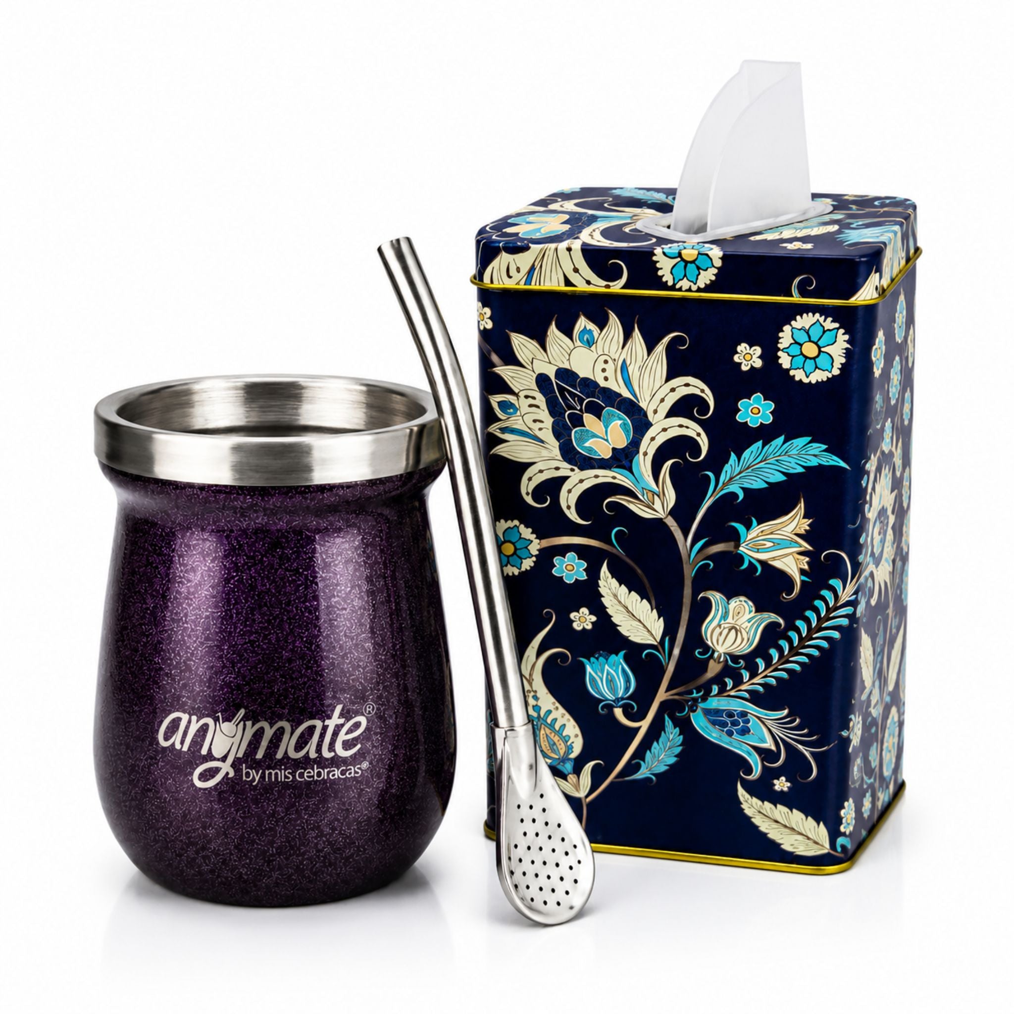 Pack Mate Con Bombilla + Yerbera