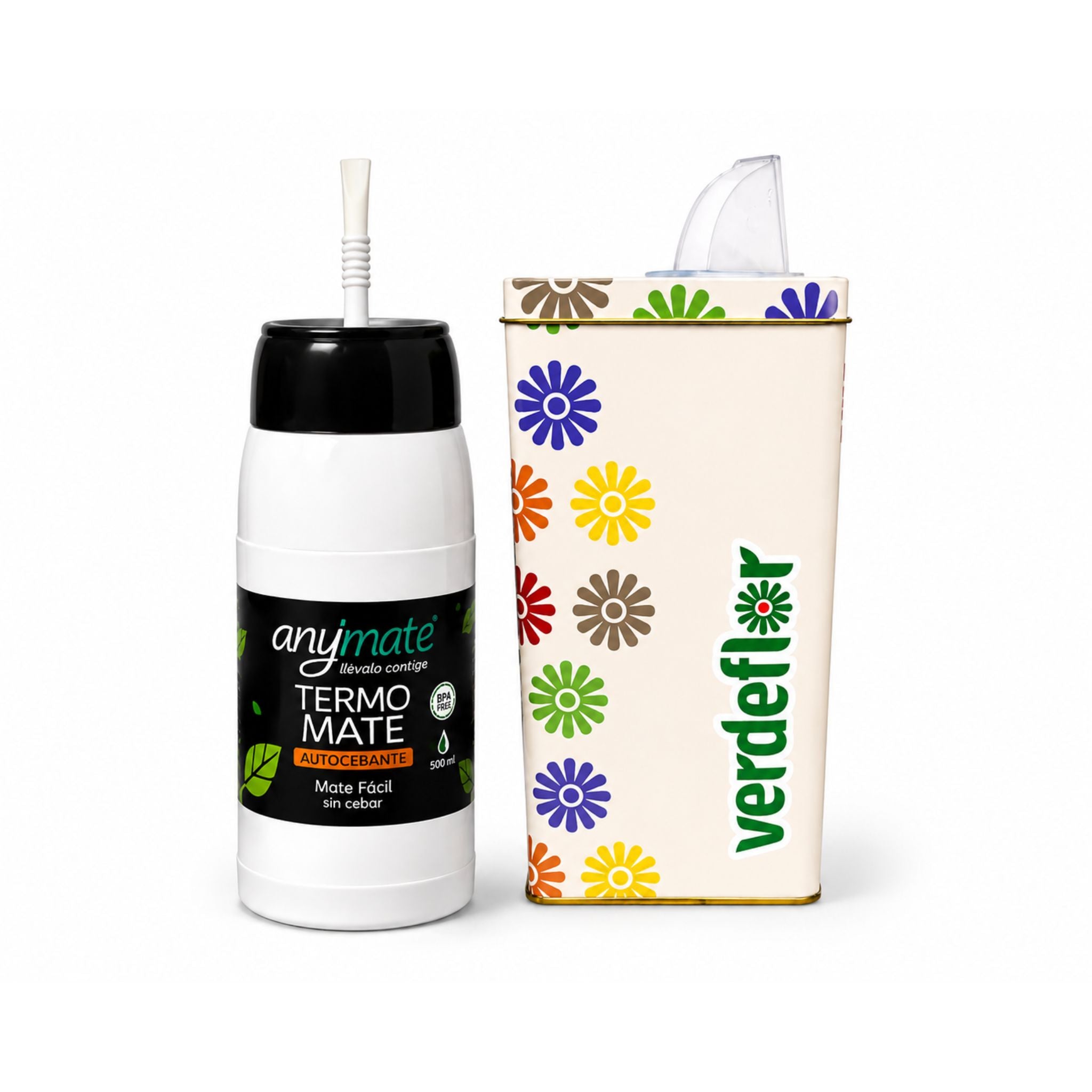 Kit De Mate Termo Autocebante + Yerbera