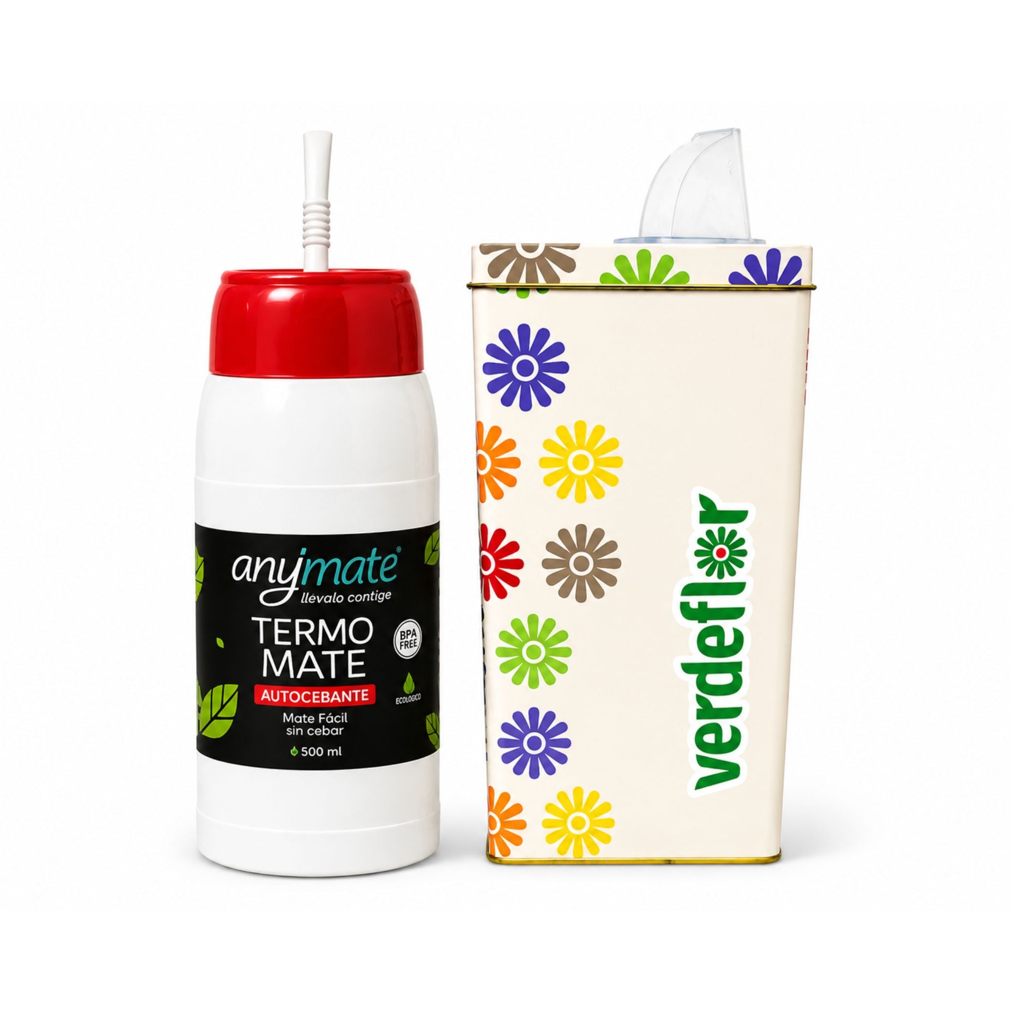 Kit De Mate Termo Autocebante + Yerbera